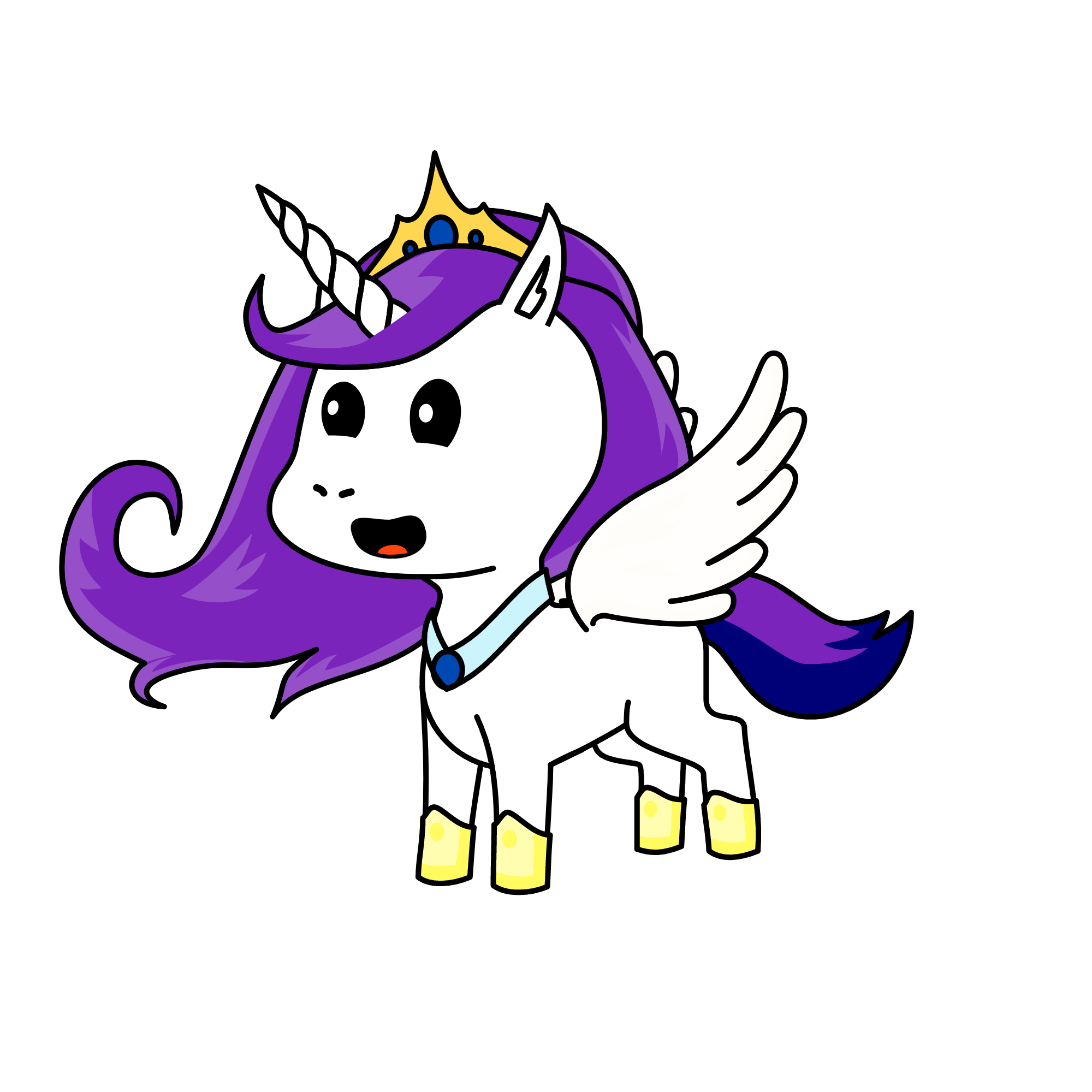Princess Rarity, the unicorn