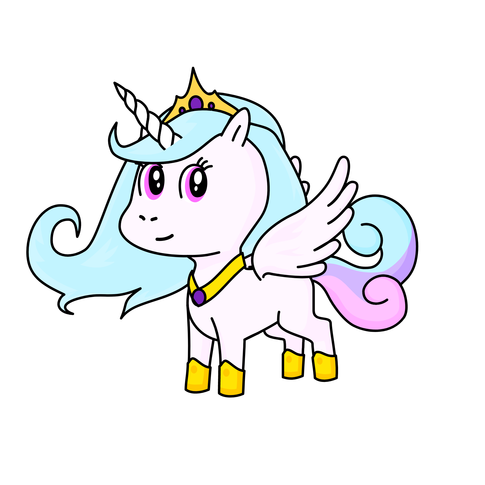 Princess celestia, the unicorn