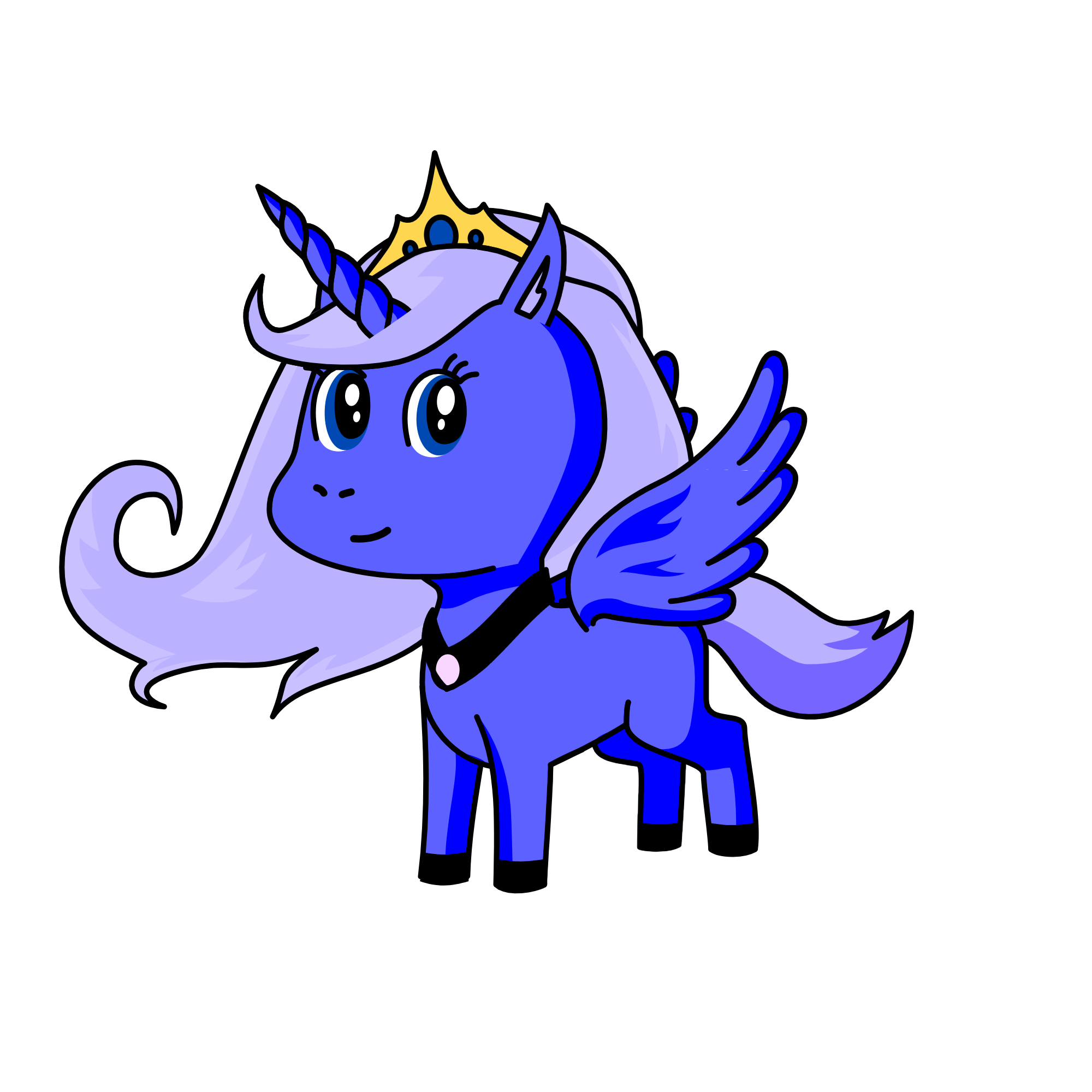 Princess Luna, the unicorn