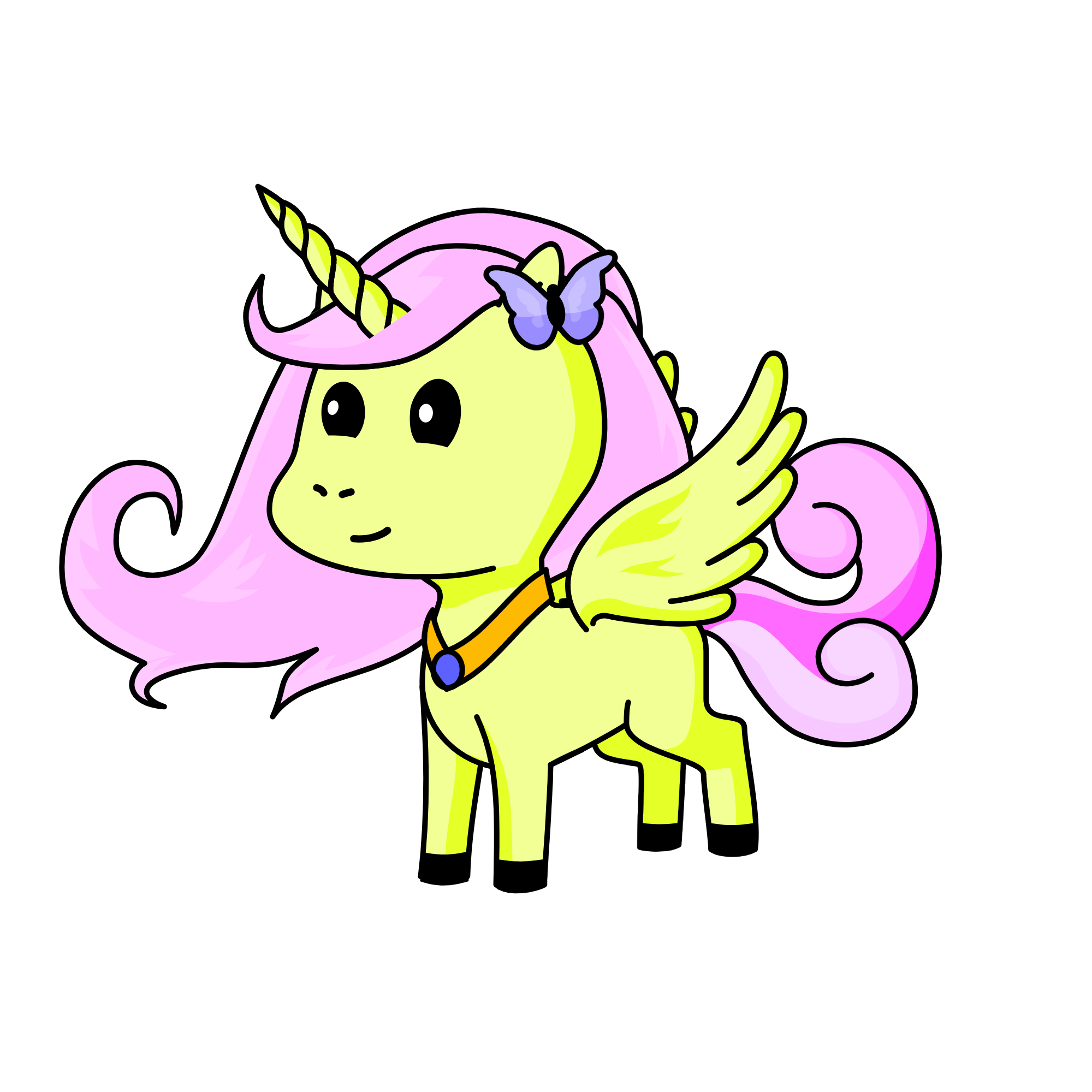 Princess Fluttershy, the unicorn