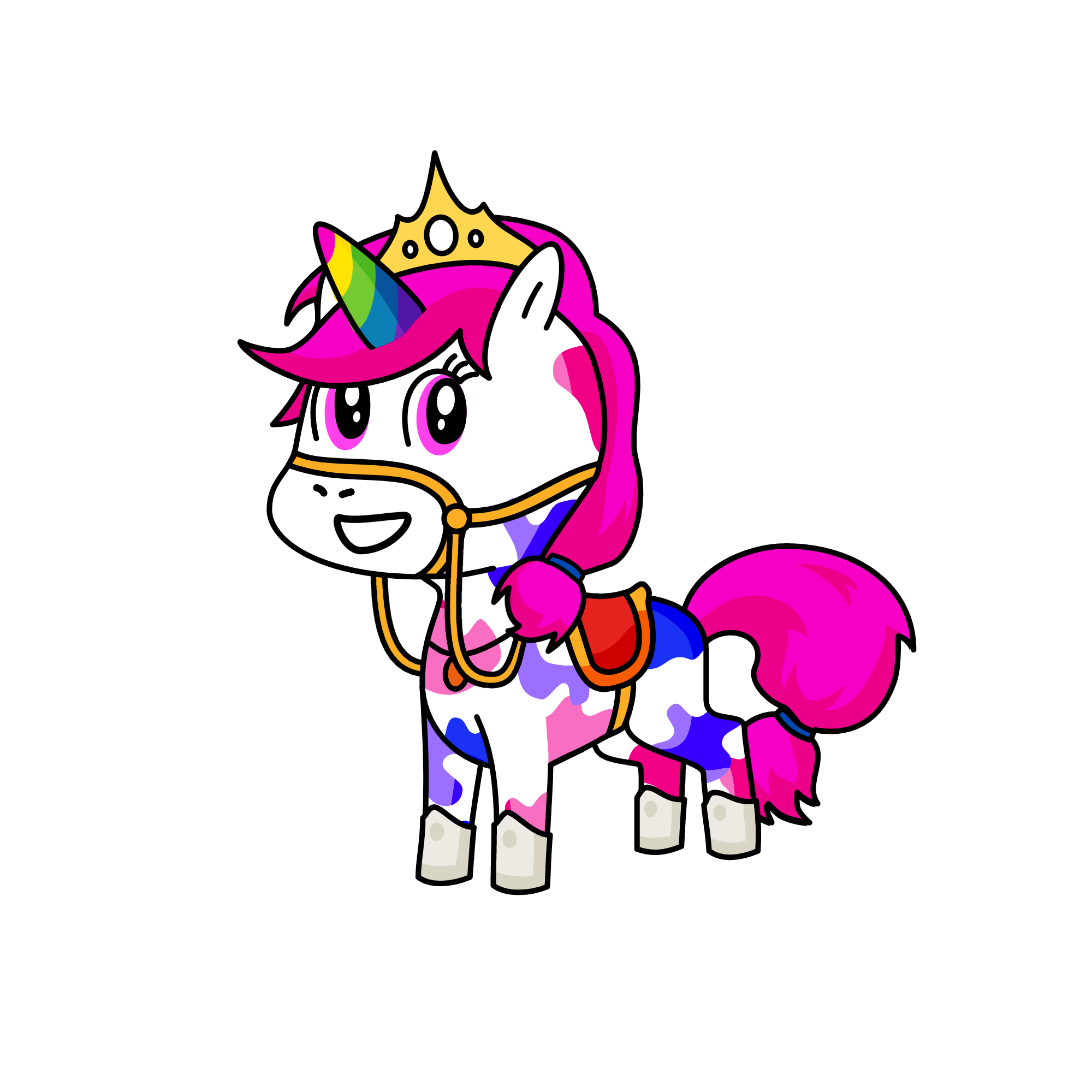 snow princess, the unicorn