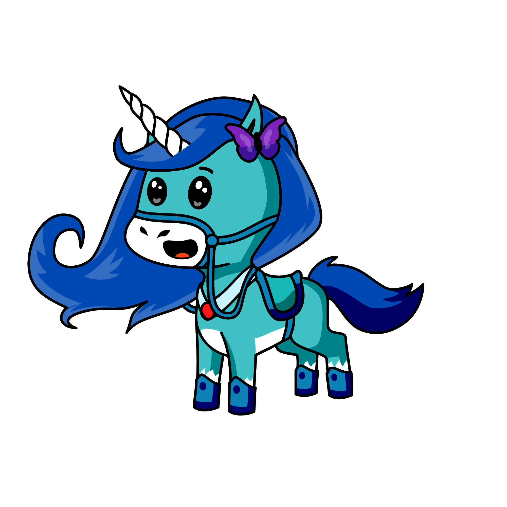 snowy, the unicorn