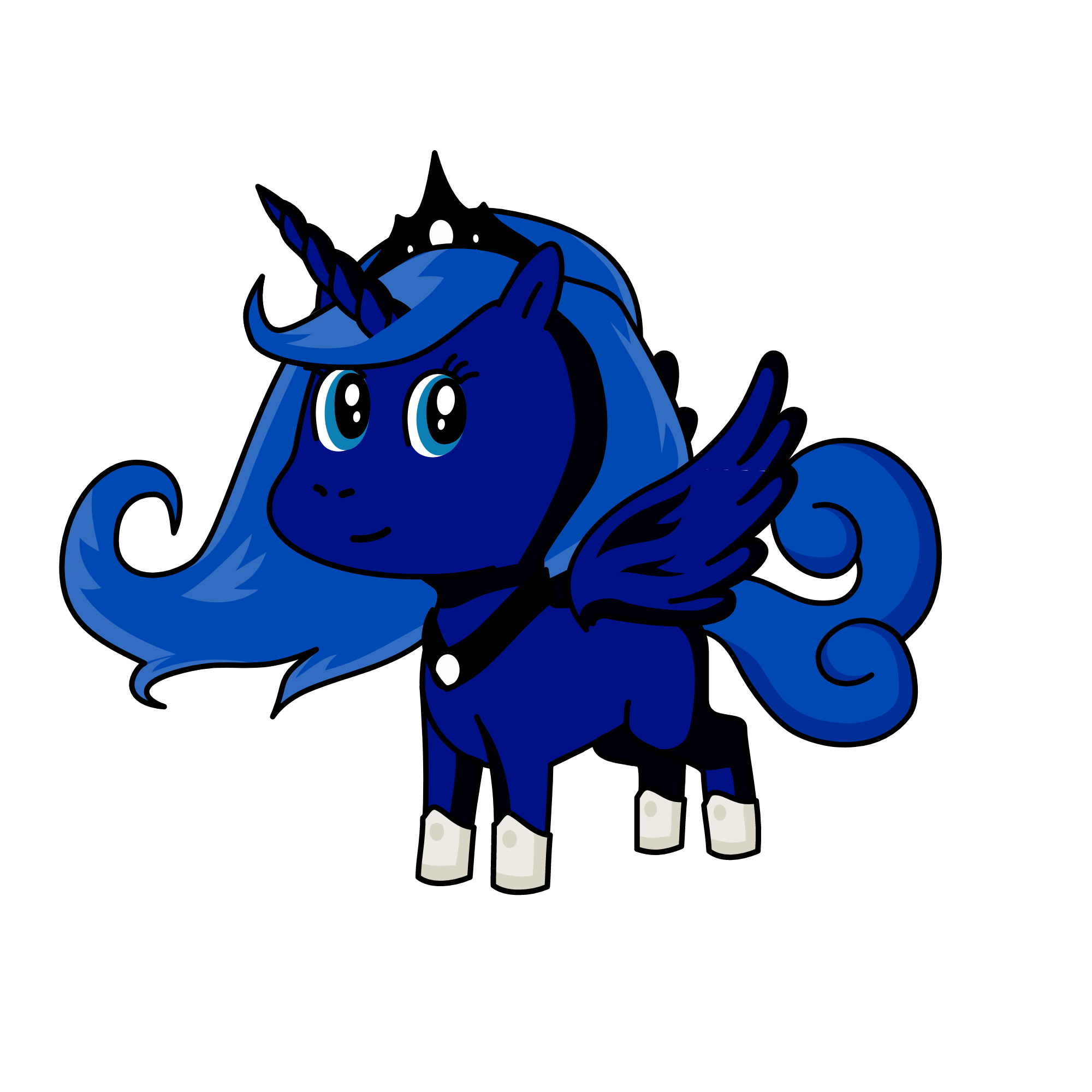 Princess Luna, the unicorn