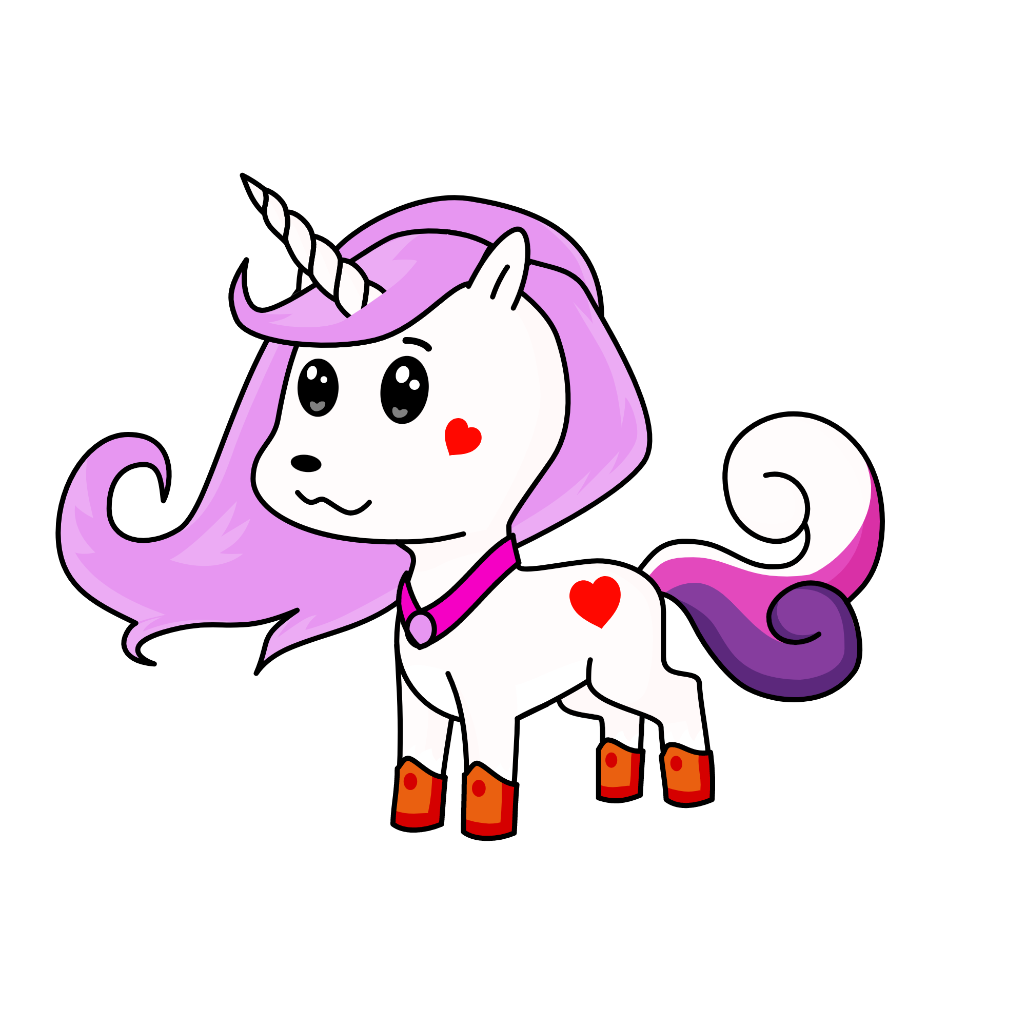 putri candens, the unicorn