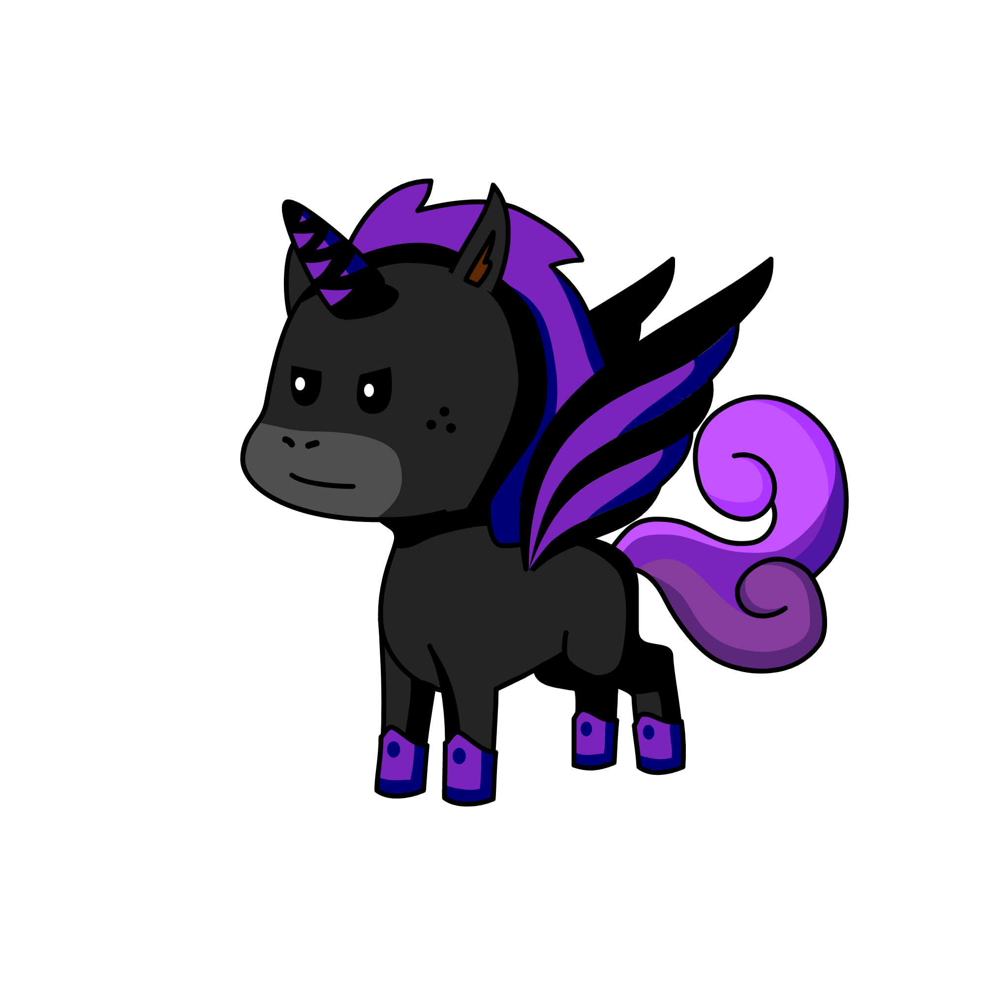 Shadow Panther, the unicorn
