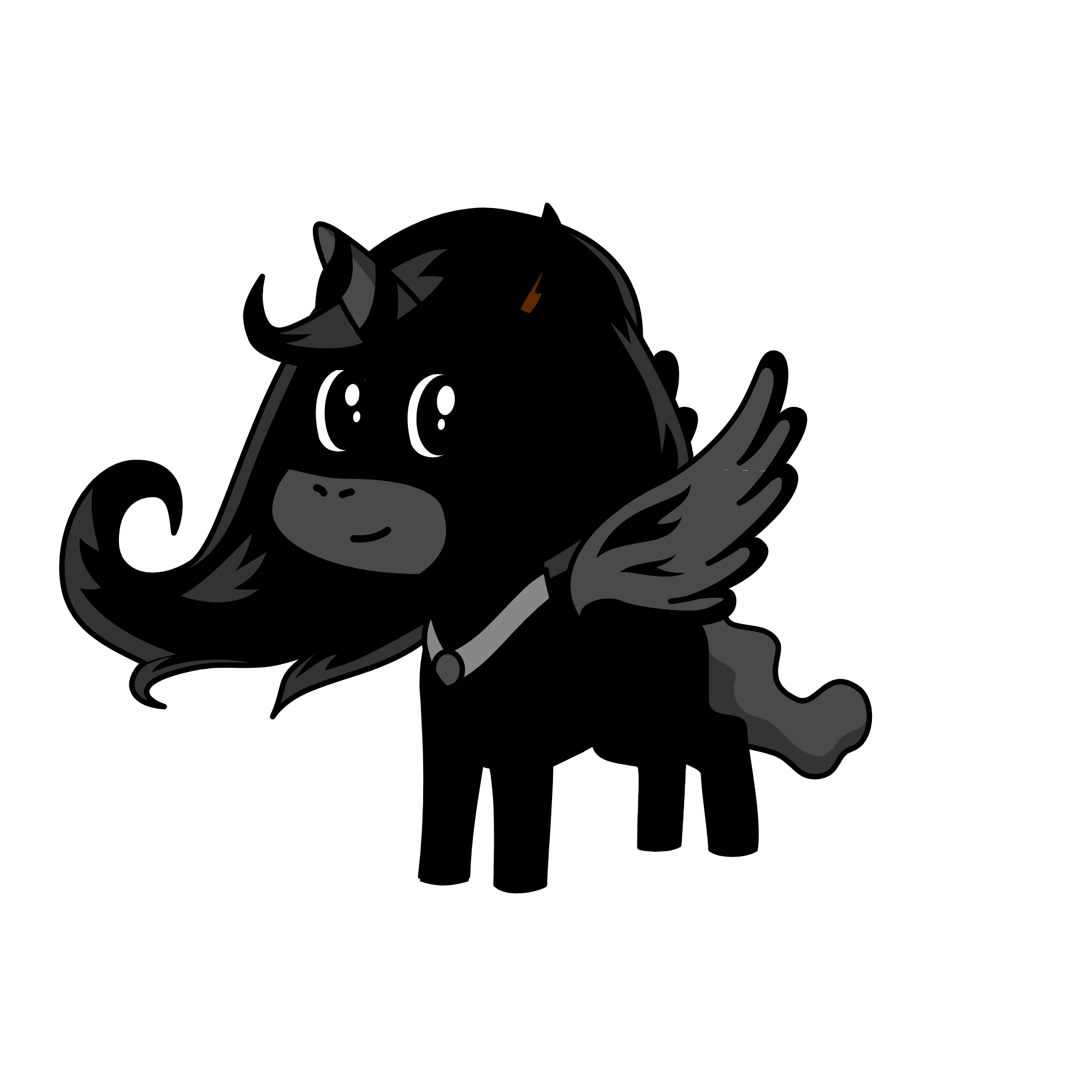 Midnight, the unicorn