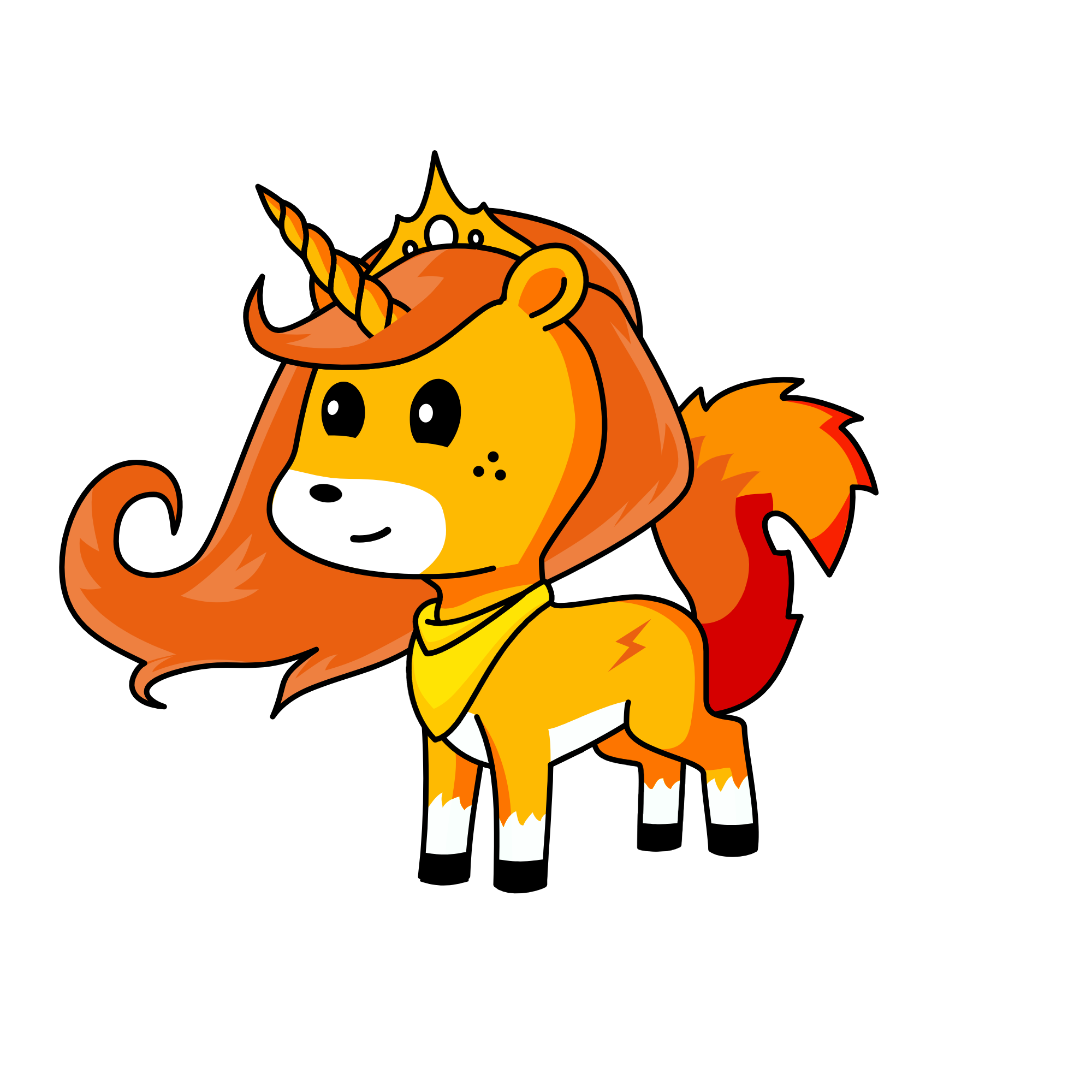 Foxie, the unicorn