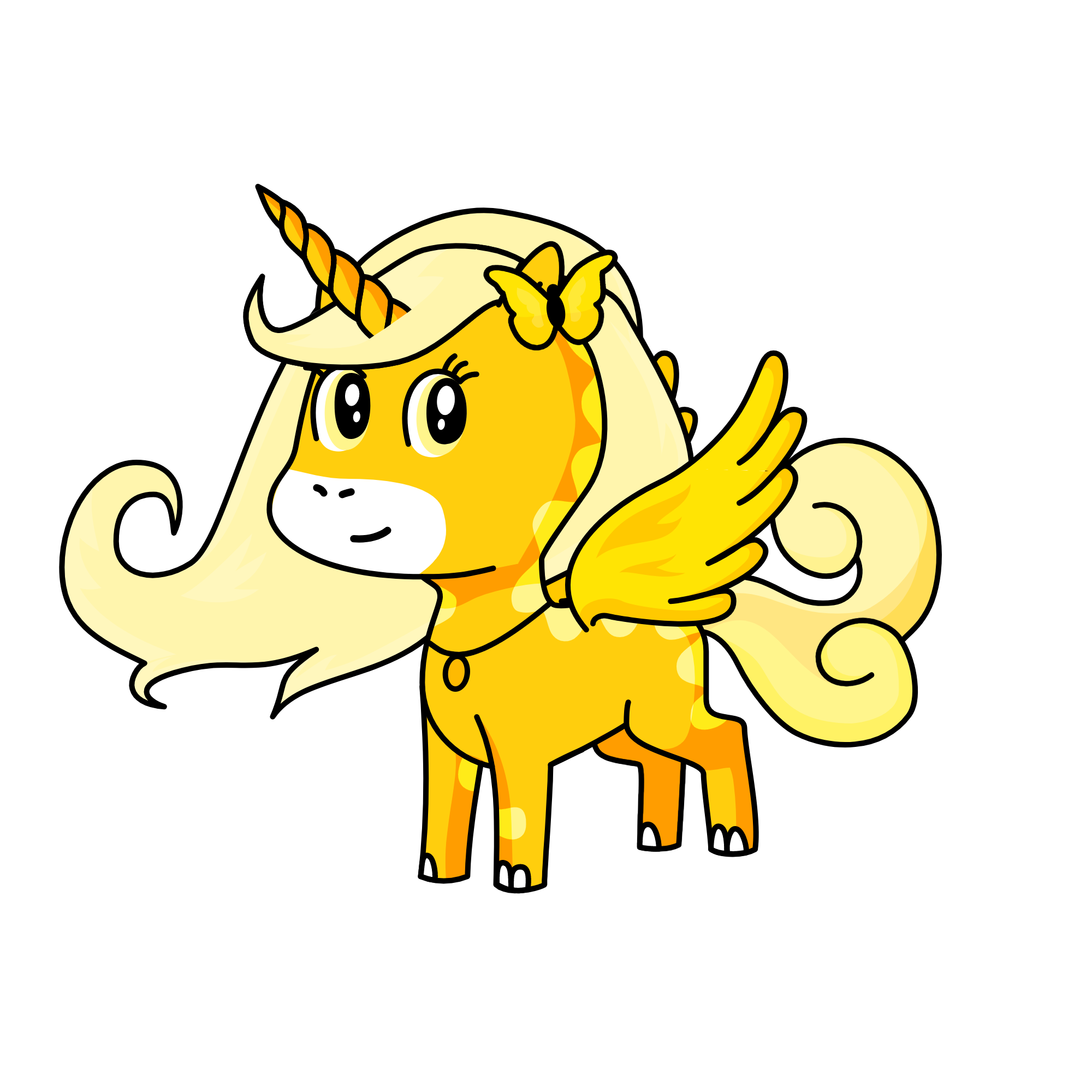 Dandelion, the unicorn