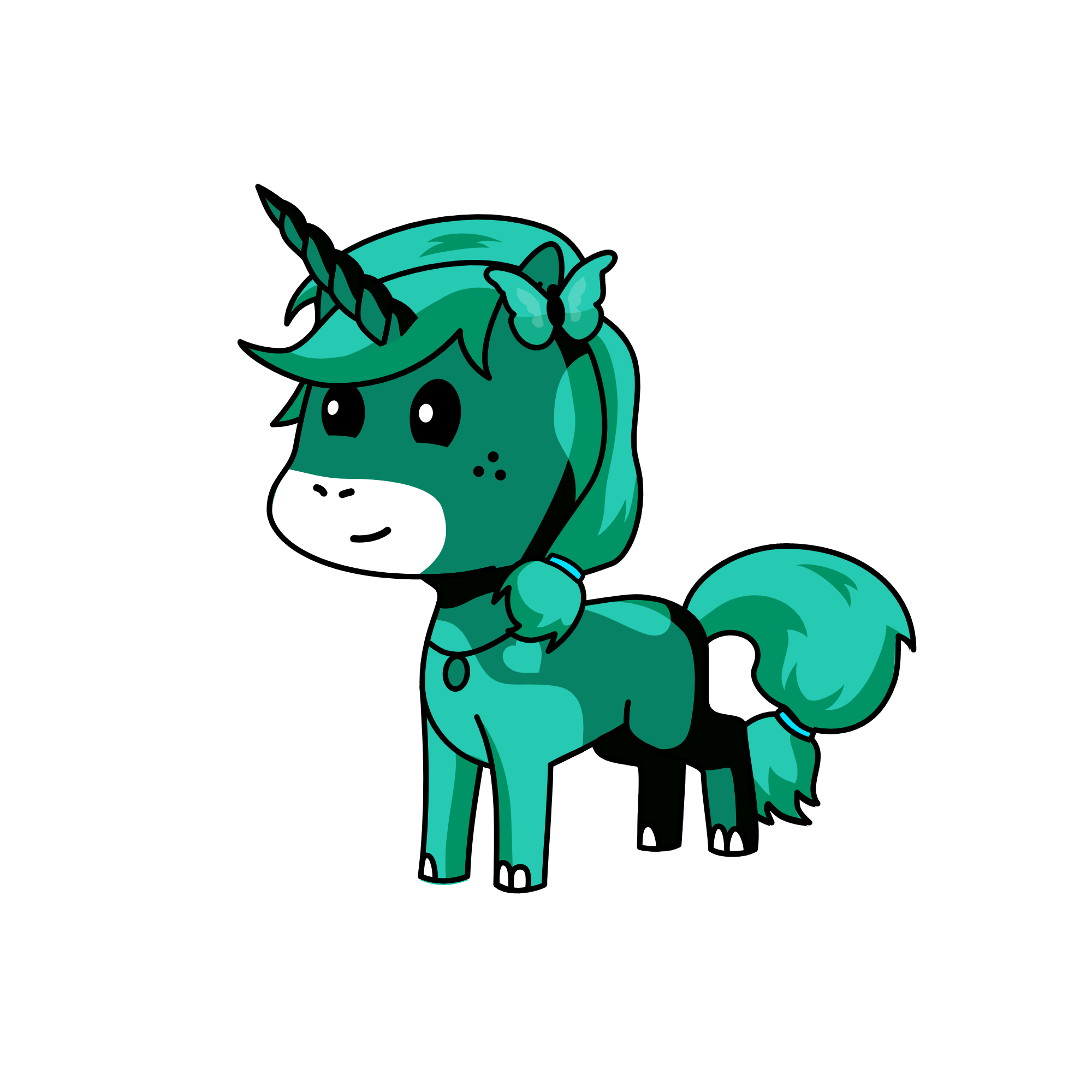 Peacock, the unicorn
