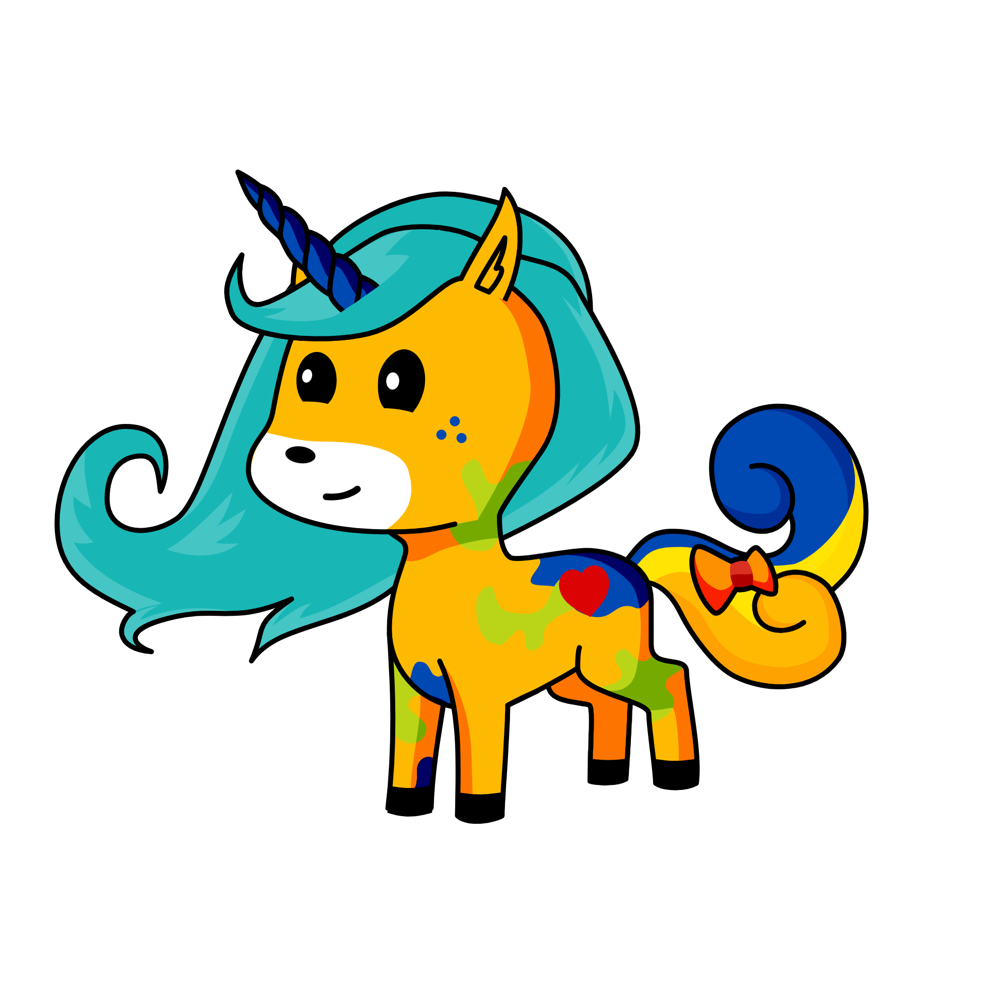 Sherbet, the unicorn