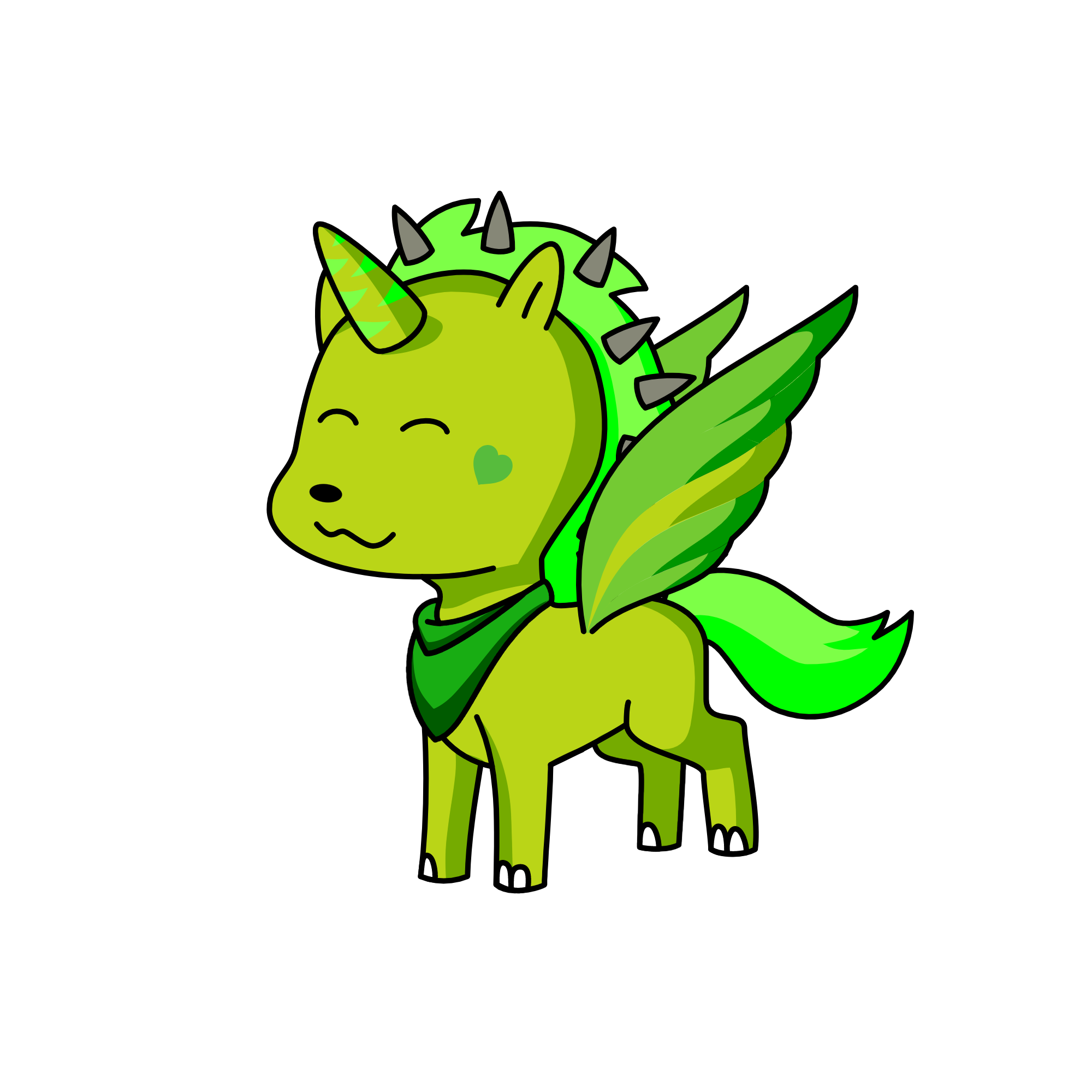CHOMPY, the unicorn