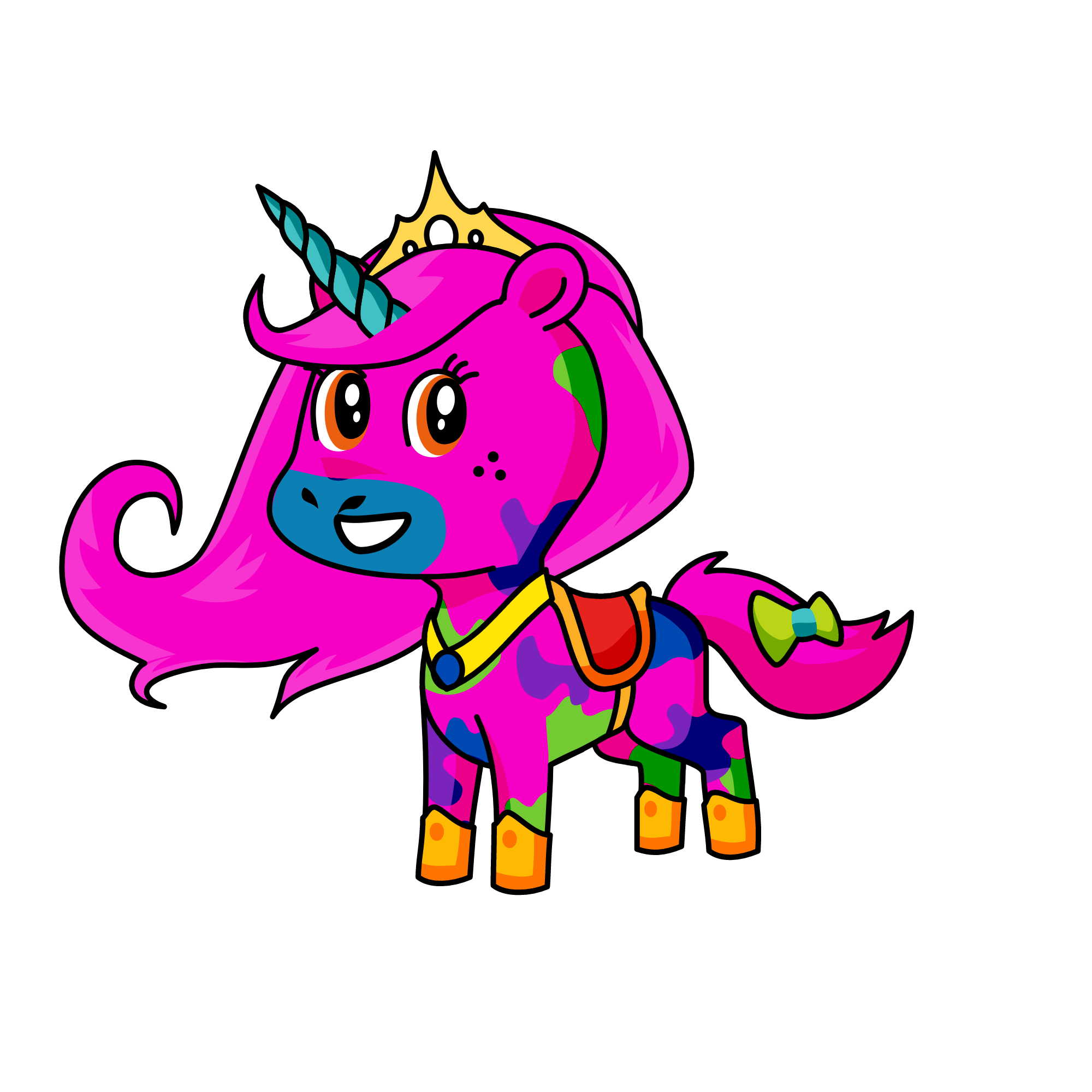 Jelly Bean, the unicorn