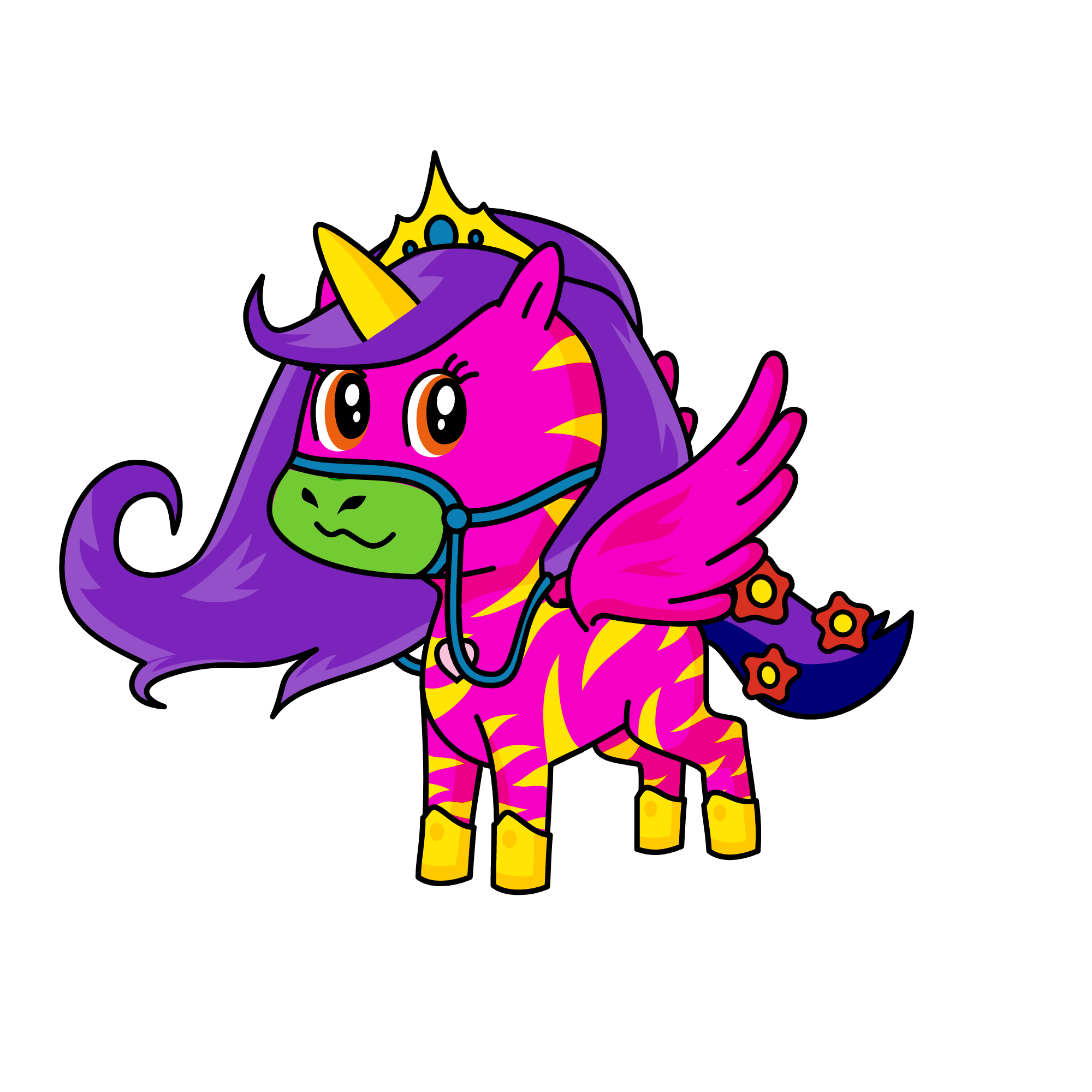 Cotton candy, the unicorn