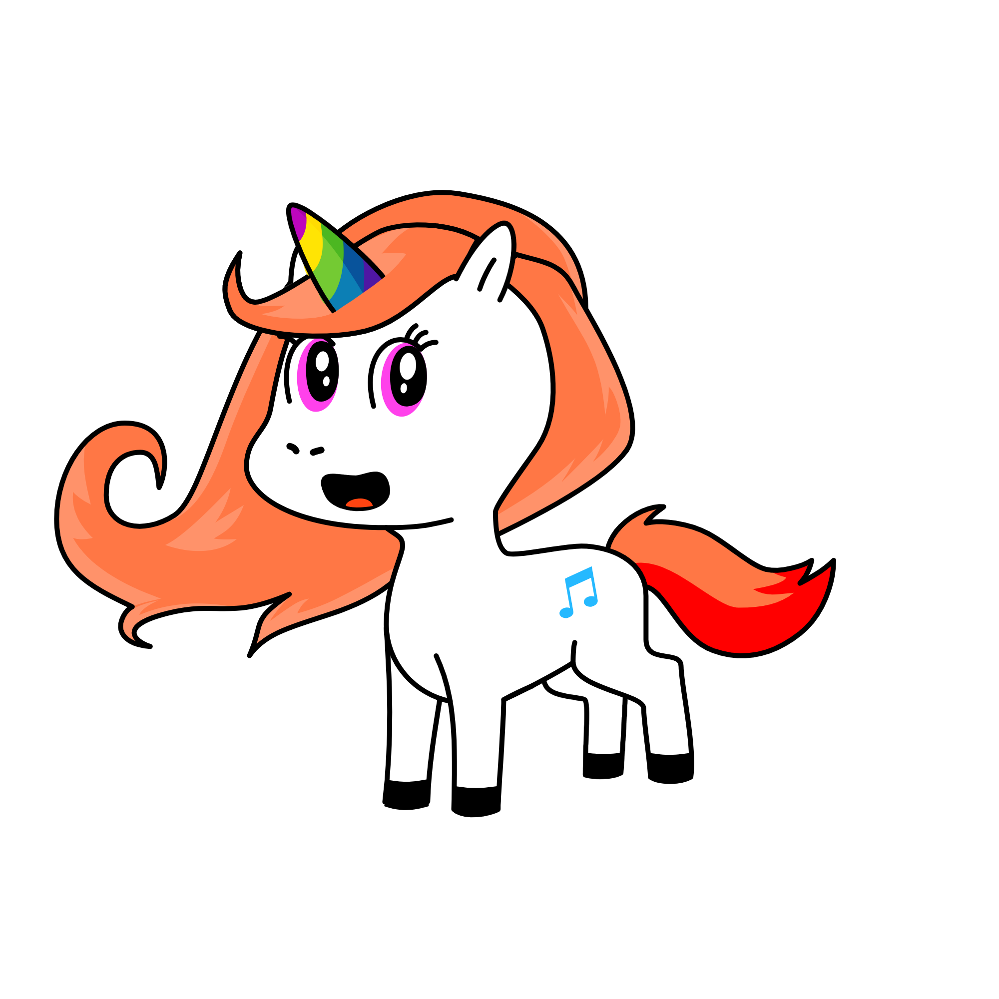 snow, the unicorn