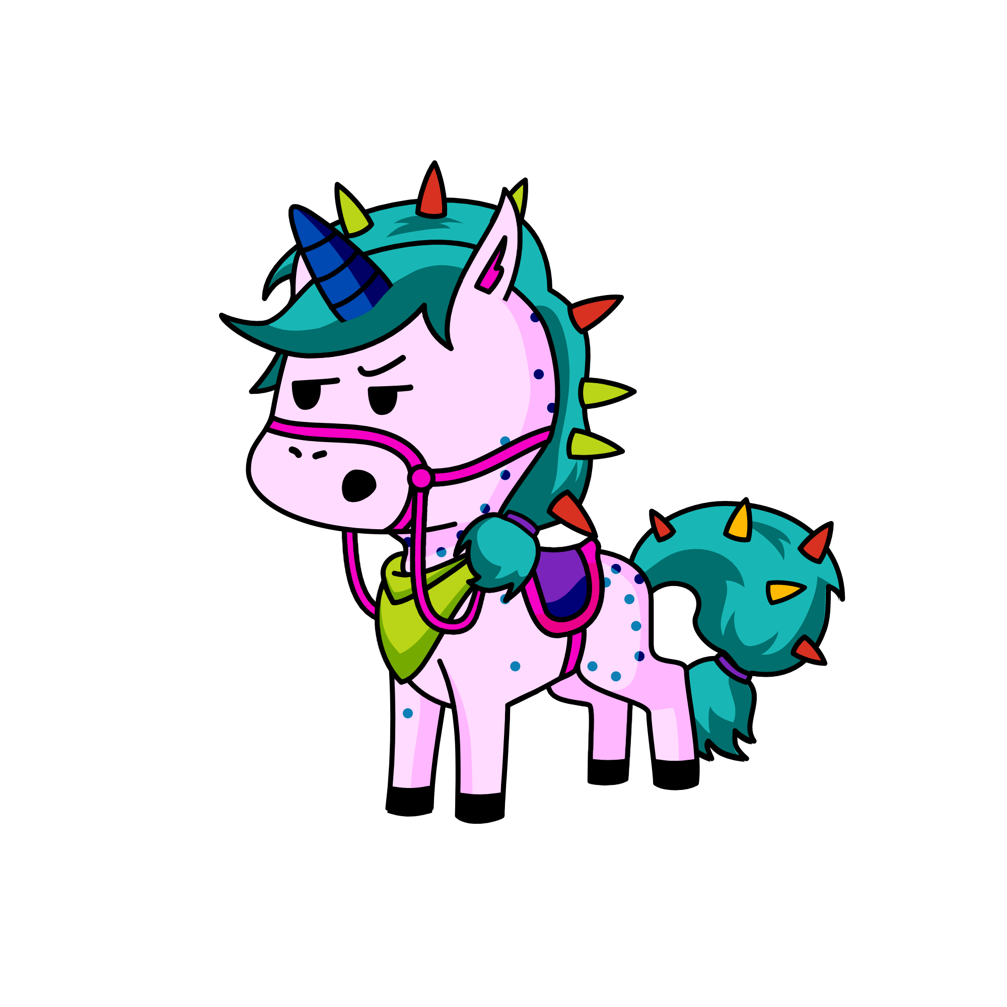 The Very Annoyed Unicorn, the unicorn