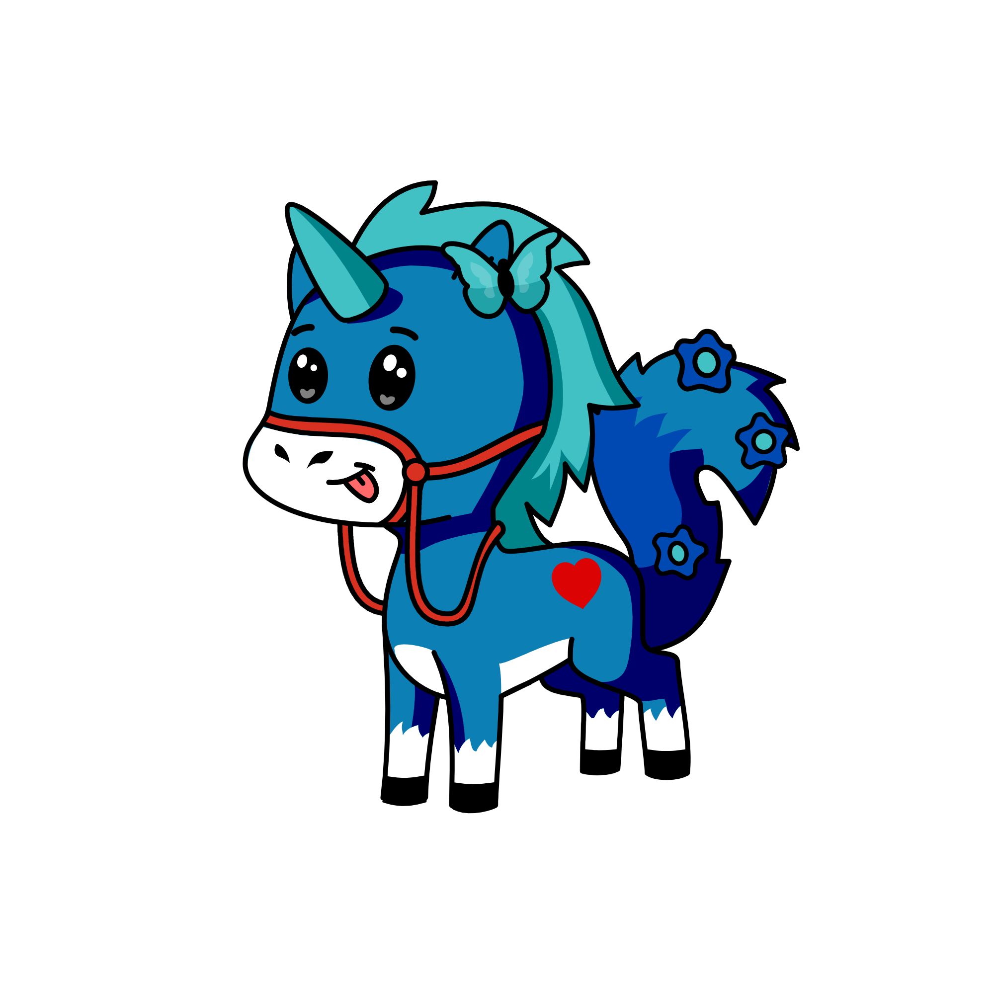 Fluffy, the unicorn