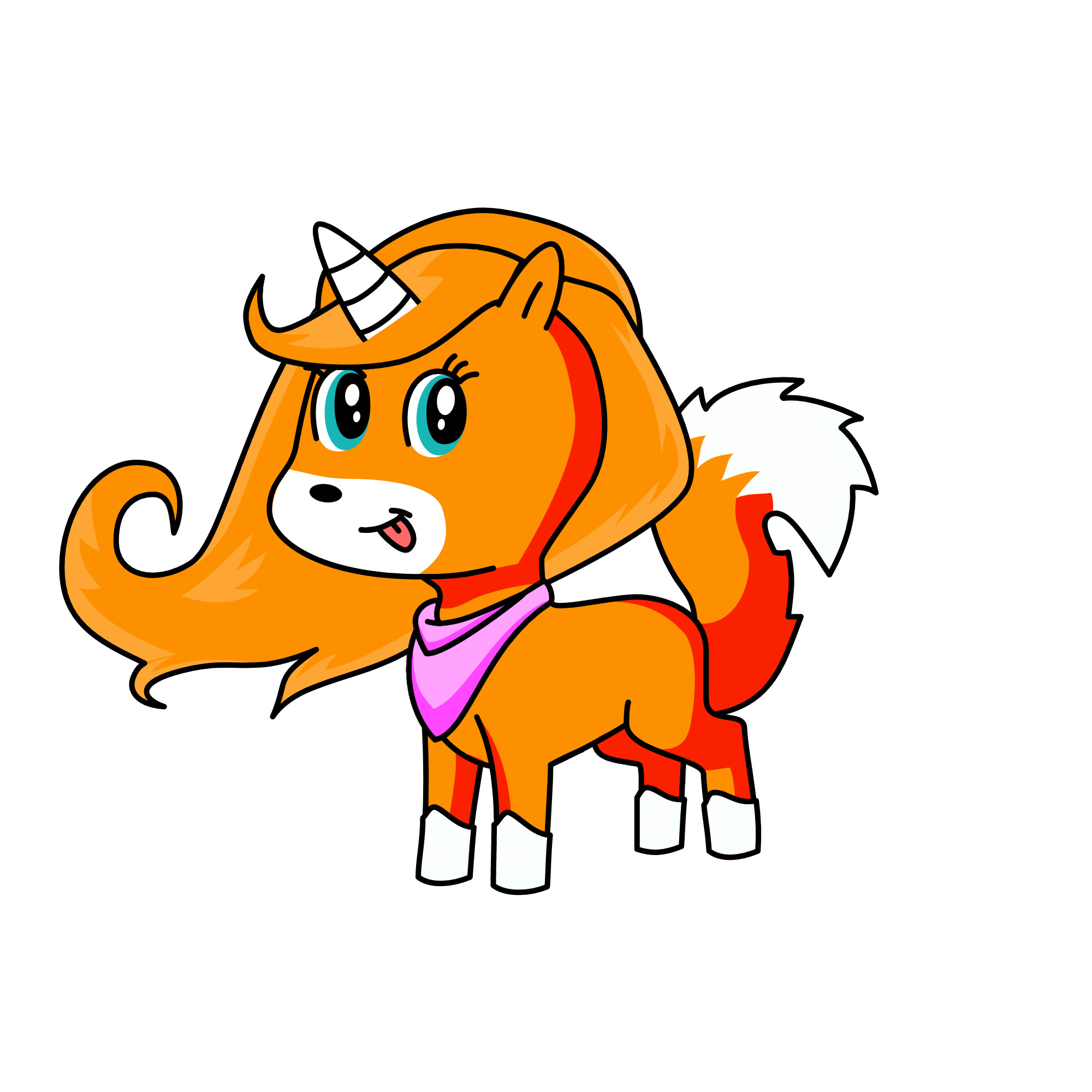 Foxy, the unicorn