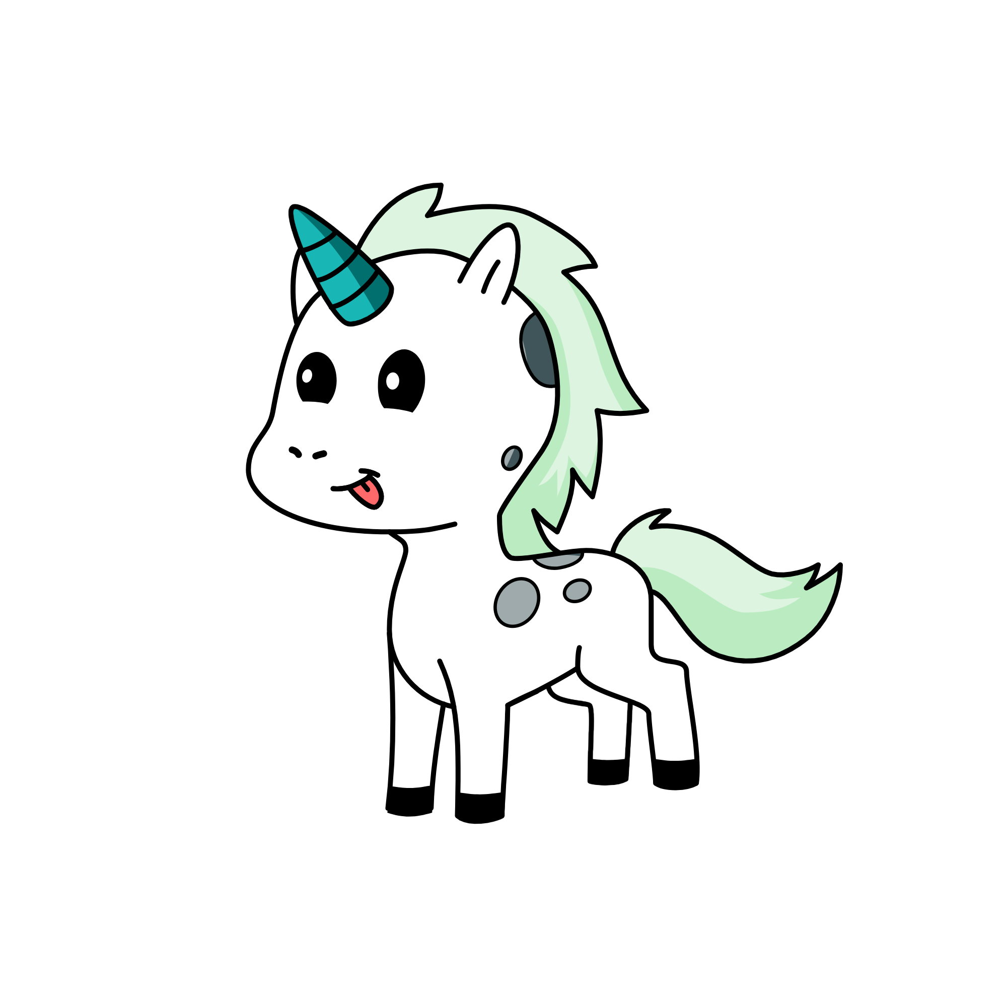 Fern Bright Moon, the unicorn