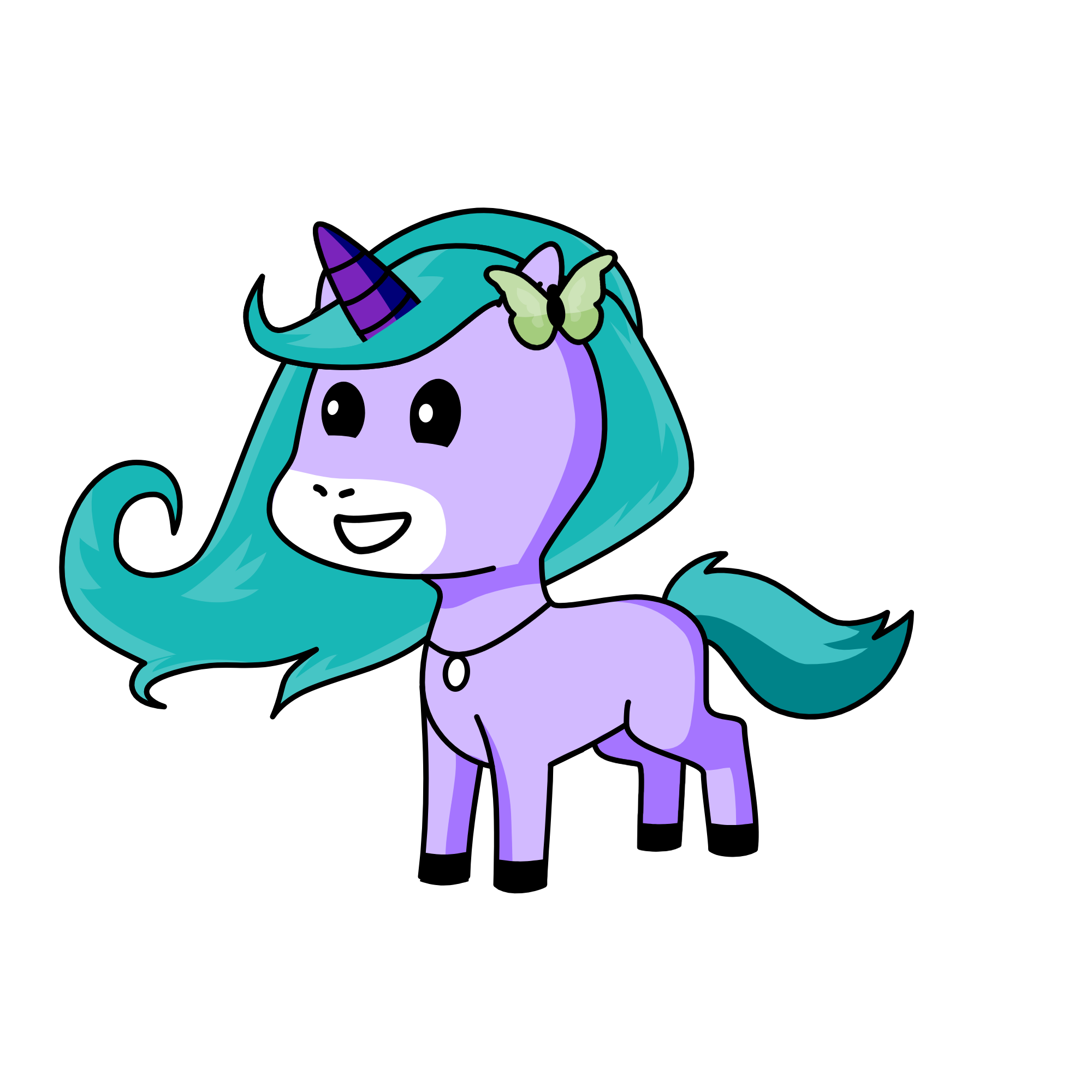 Rosemary Splendid Ears, the unicorn