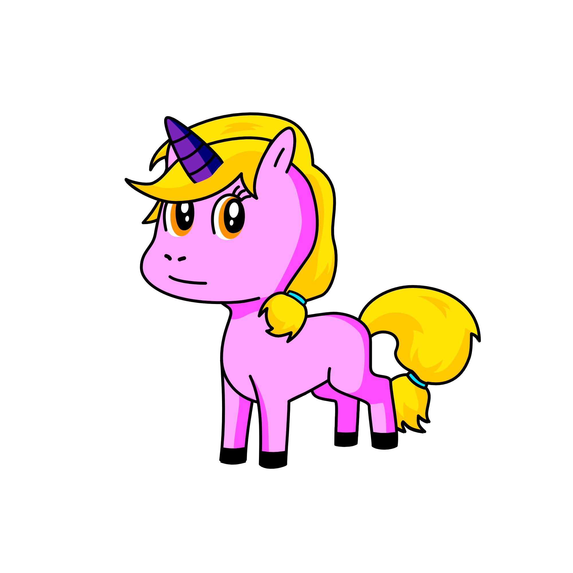 Heather Golden Mane, the unicorn