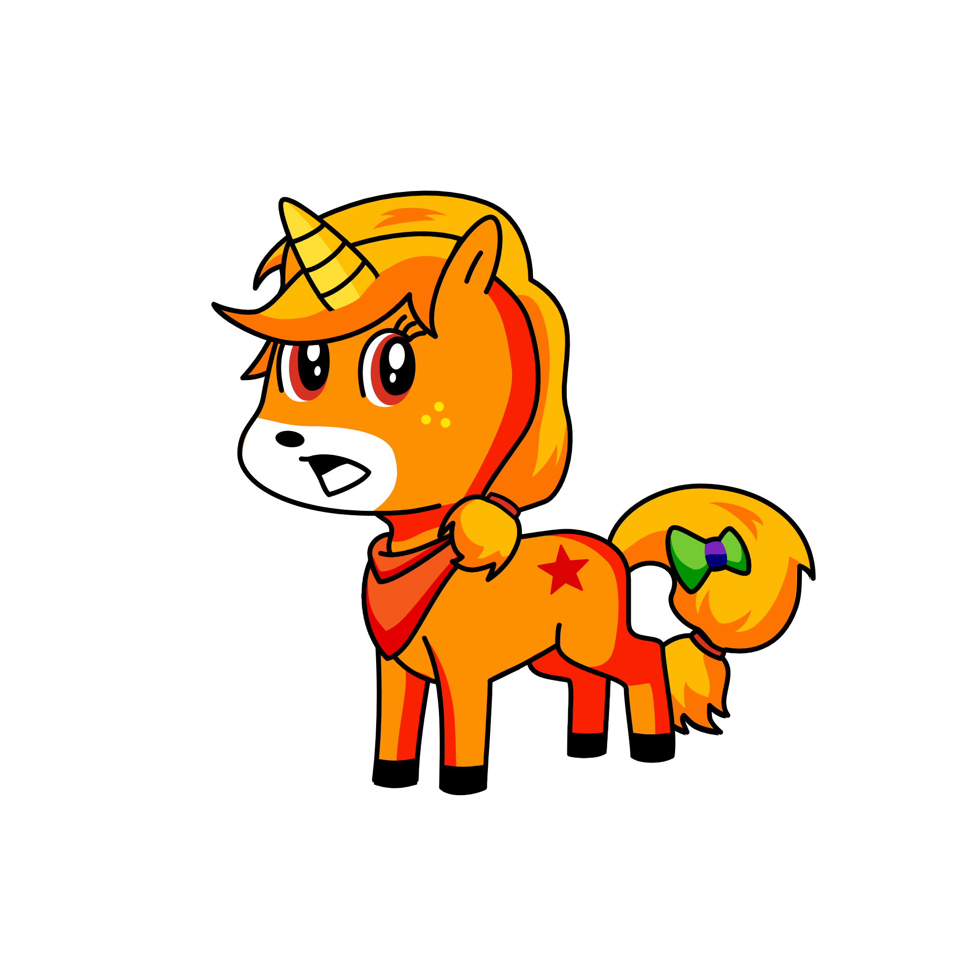 hi, the unicorn
