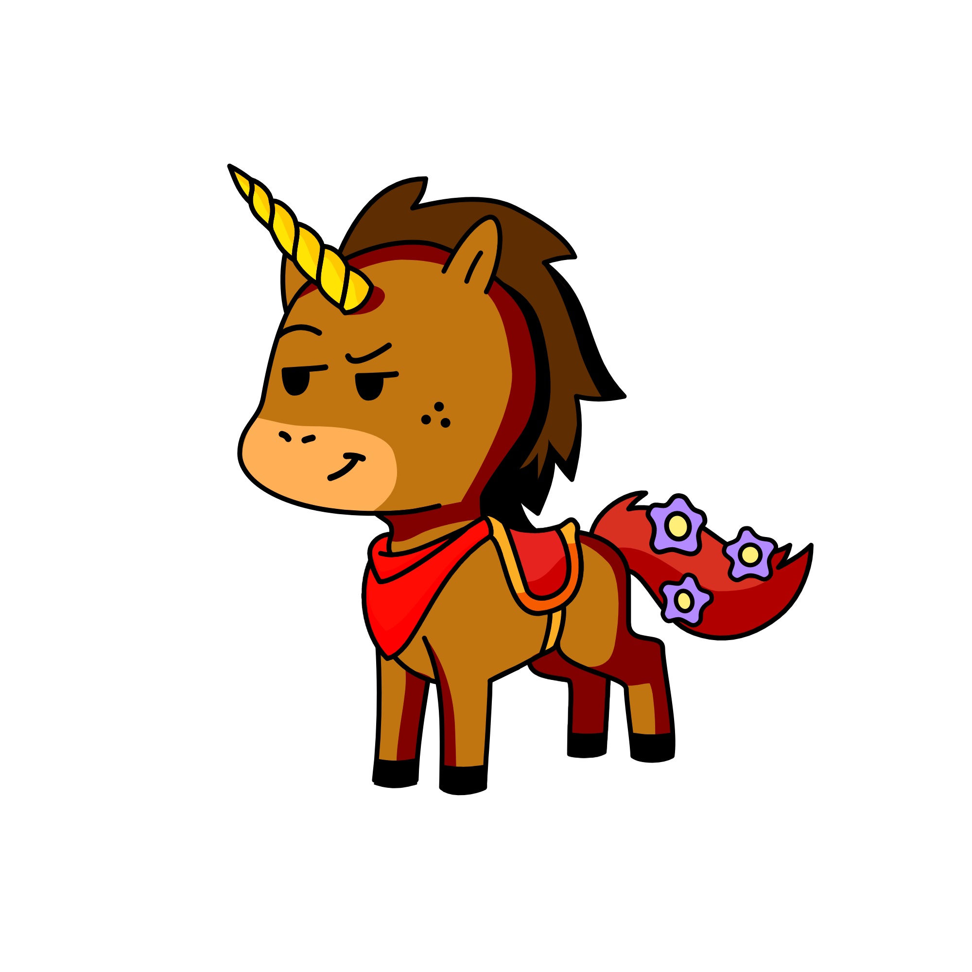 Sally!, the unicorn