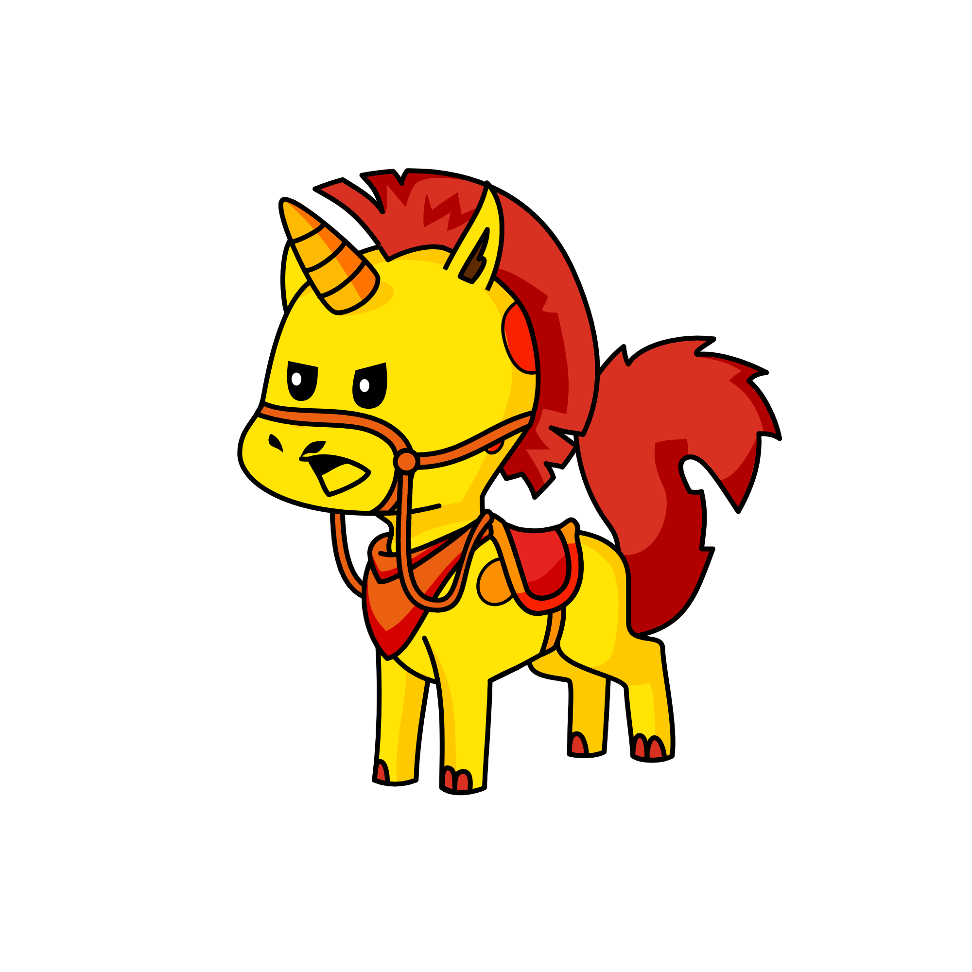 burn (fire), the unicorn