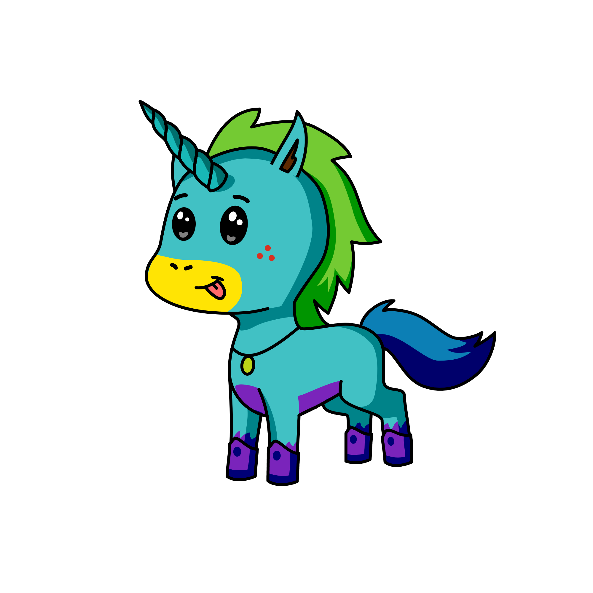 Bruni, the unicorn