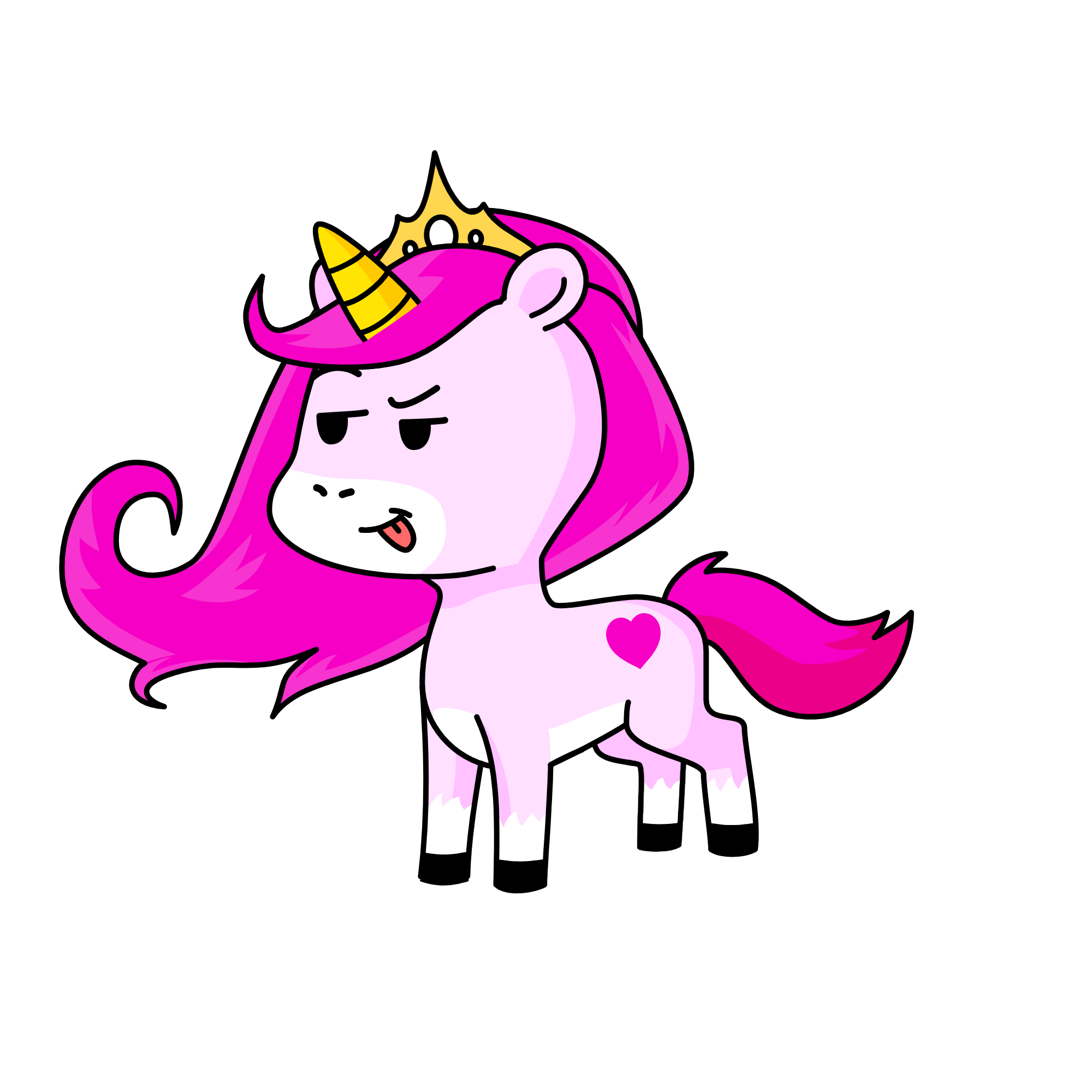 Aphrodite grayon, the unicorn