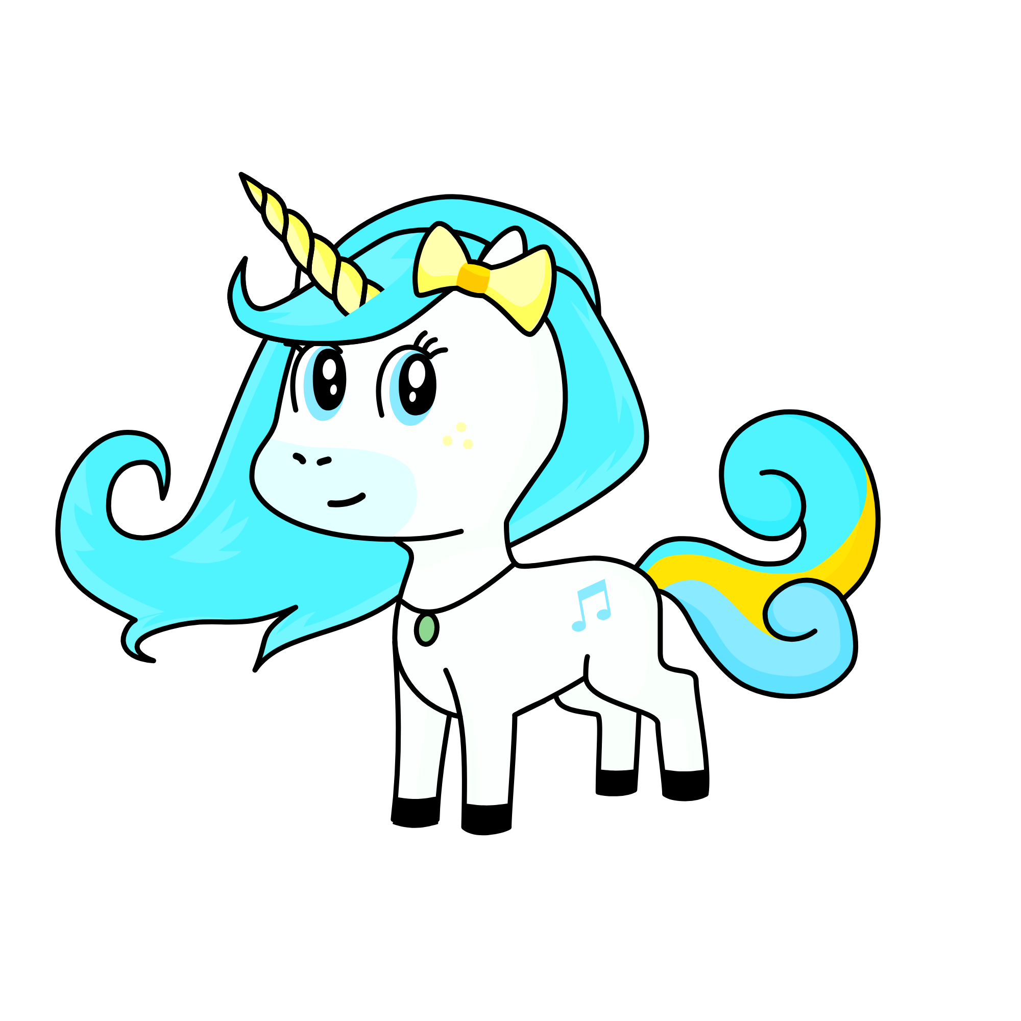 Belle Of The Ball, the unicorn