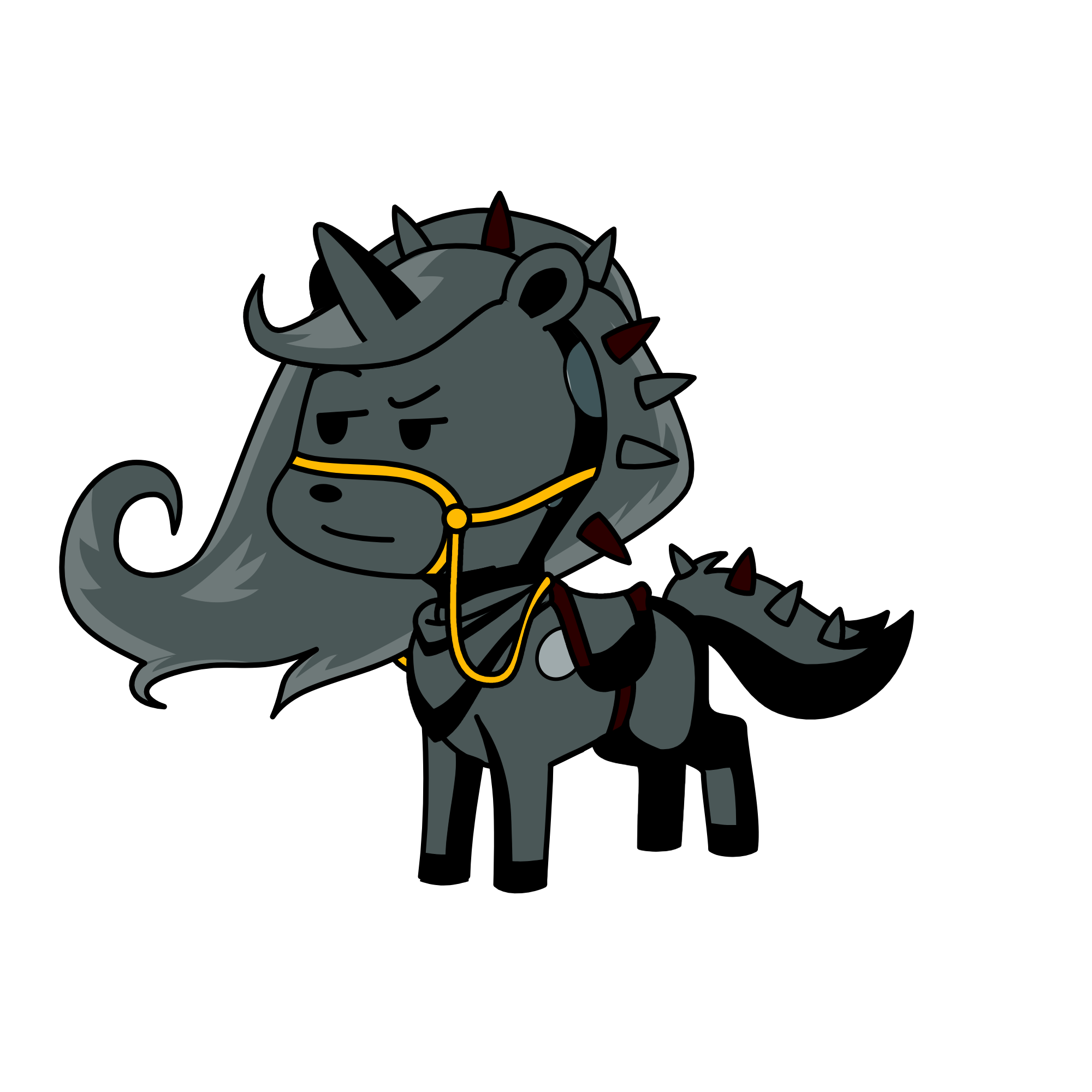 Shadow Night, the unicorn