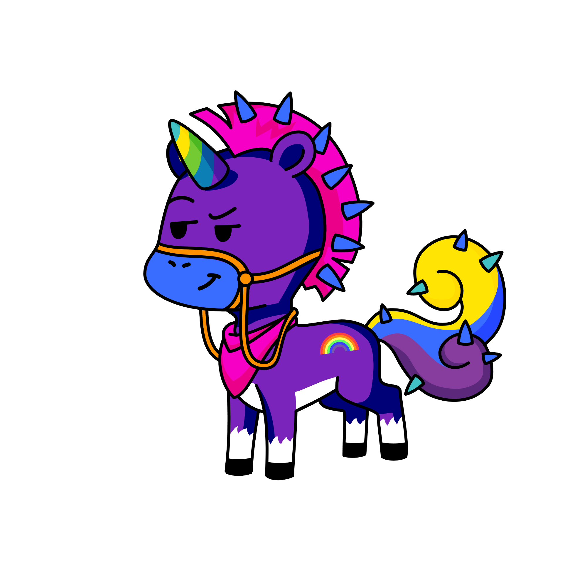 spike , the unicorn