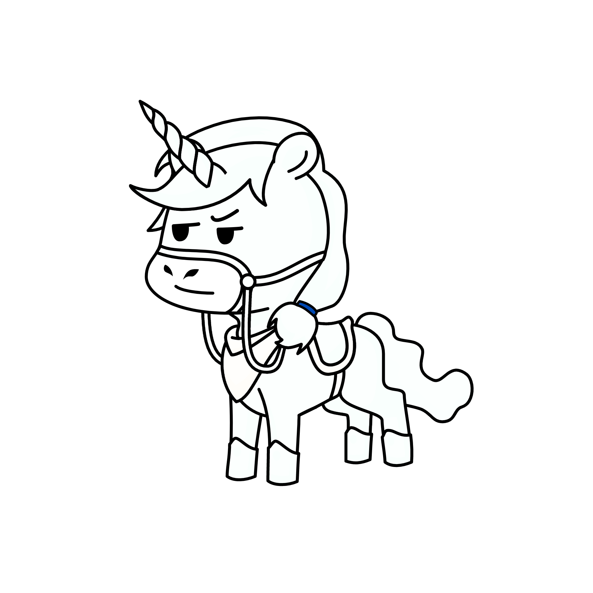 Wally White, the unicorn