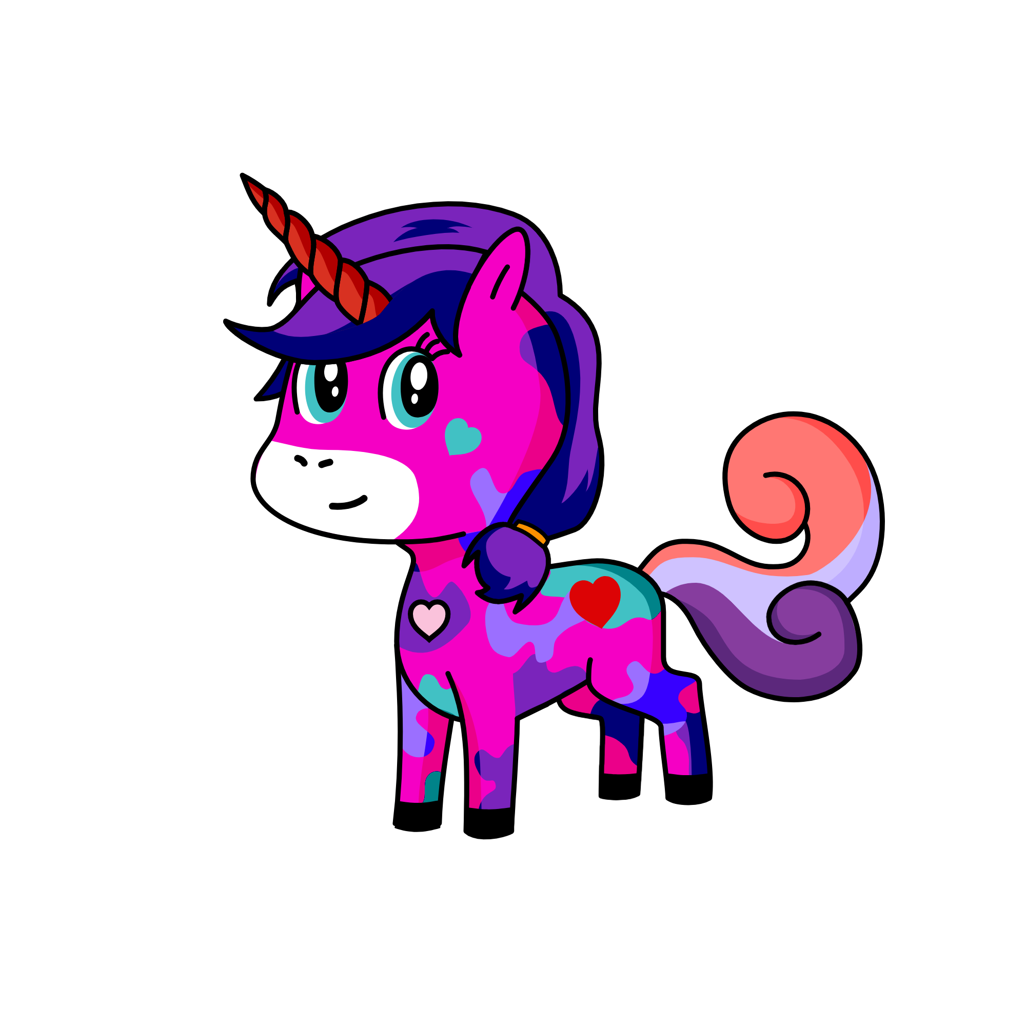 Sparkles, the unicorn