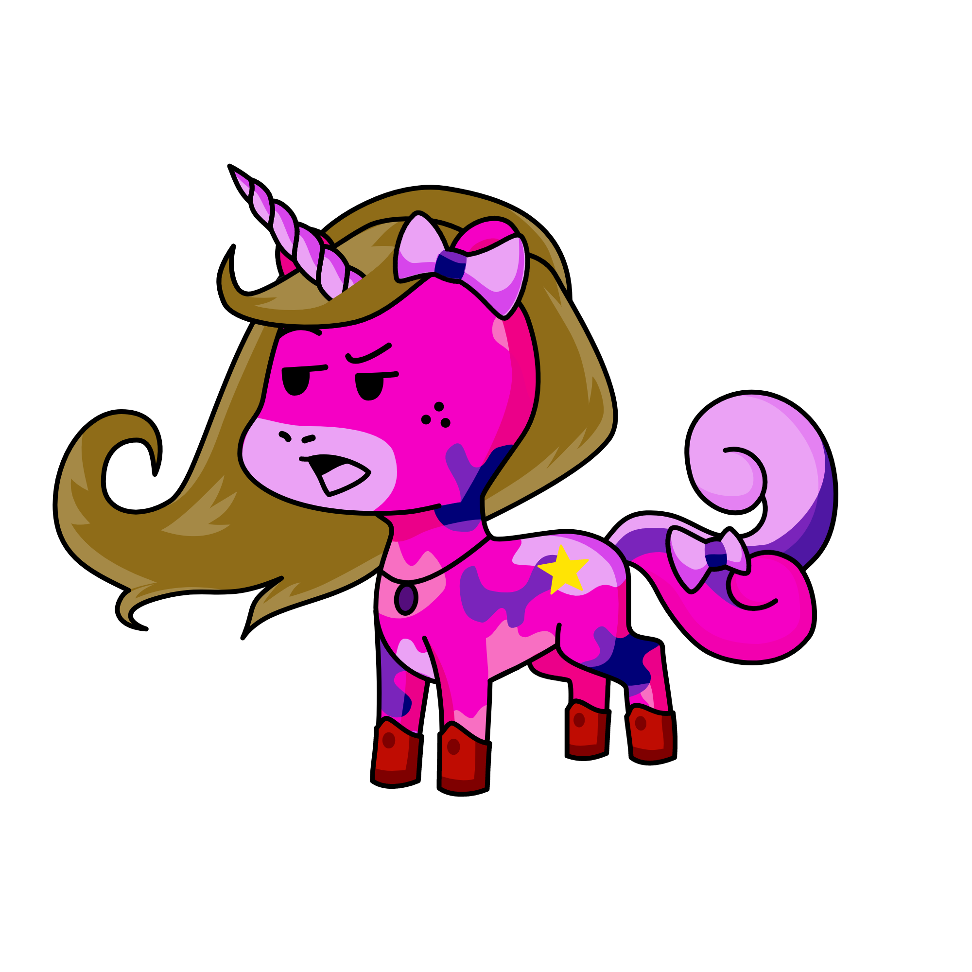 M, the unicorn