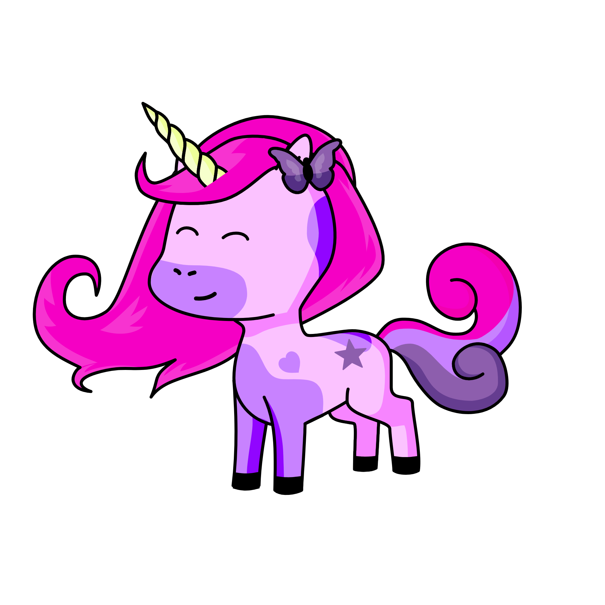 Lilac, the unicorn