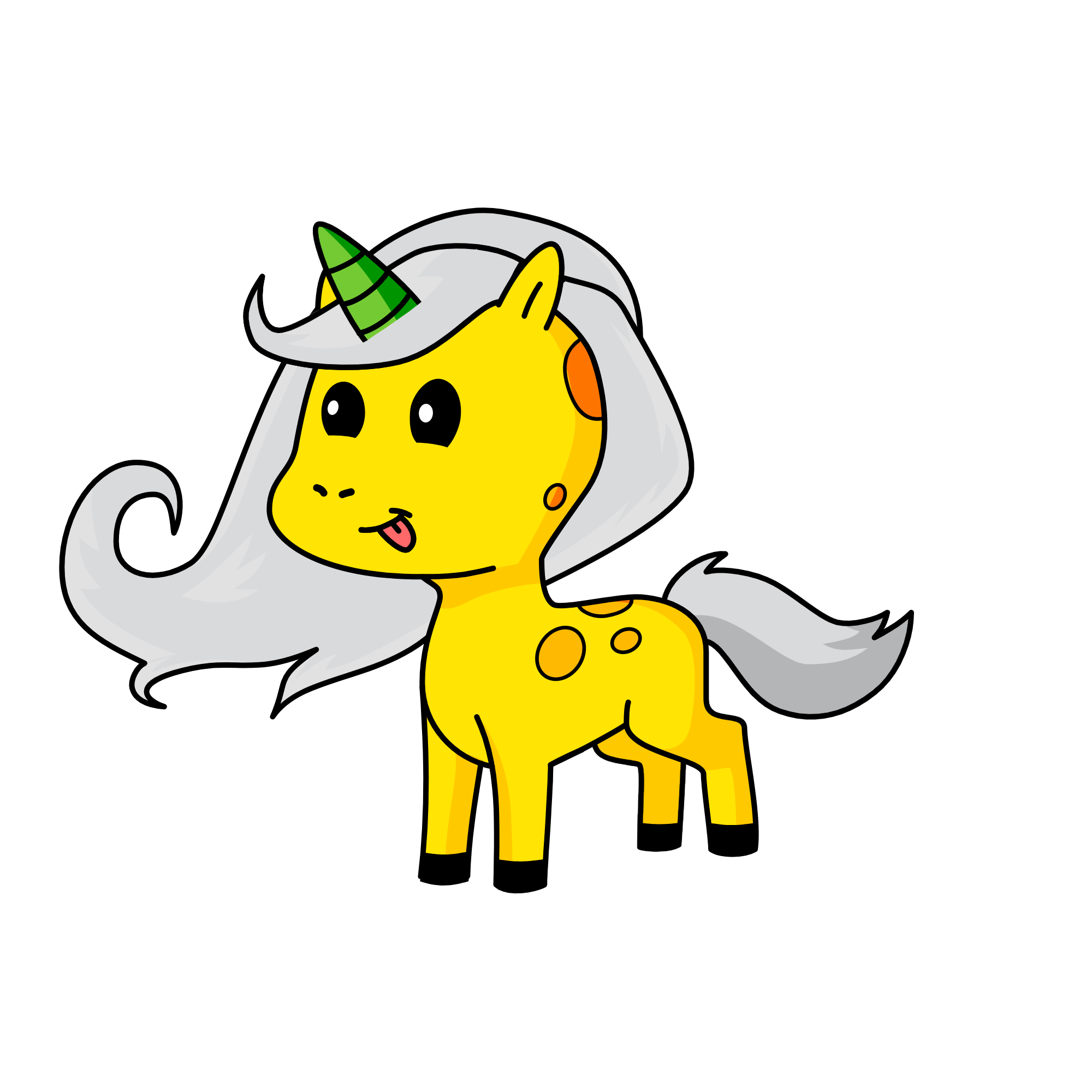 Daffodil Shining Moon, the unicorn