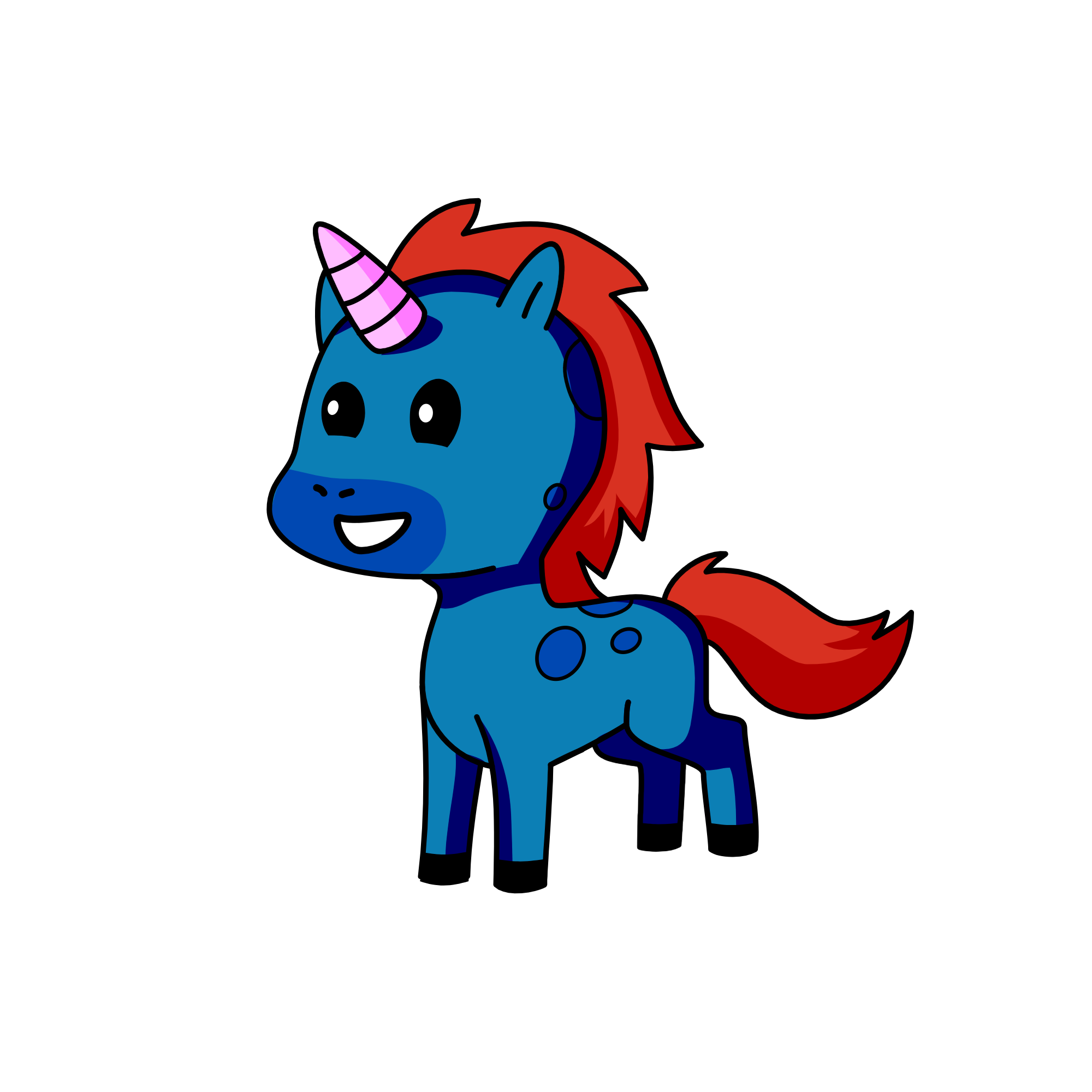 Burdock Silver Moon, the unicorn