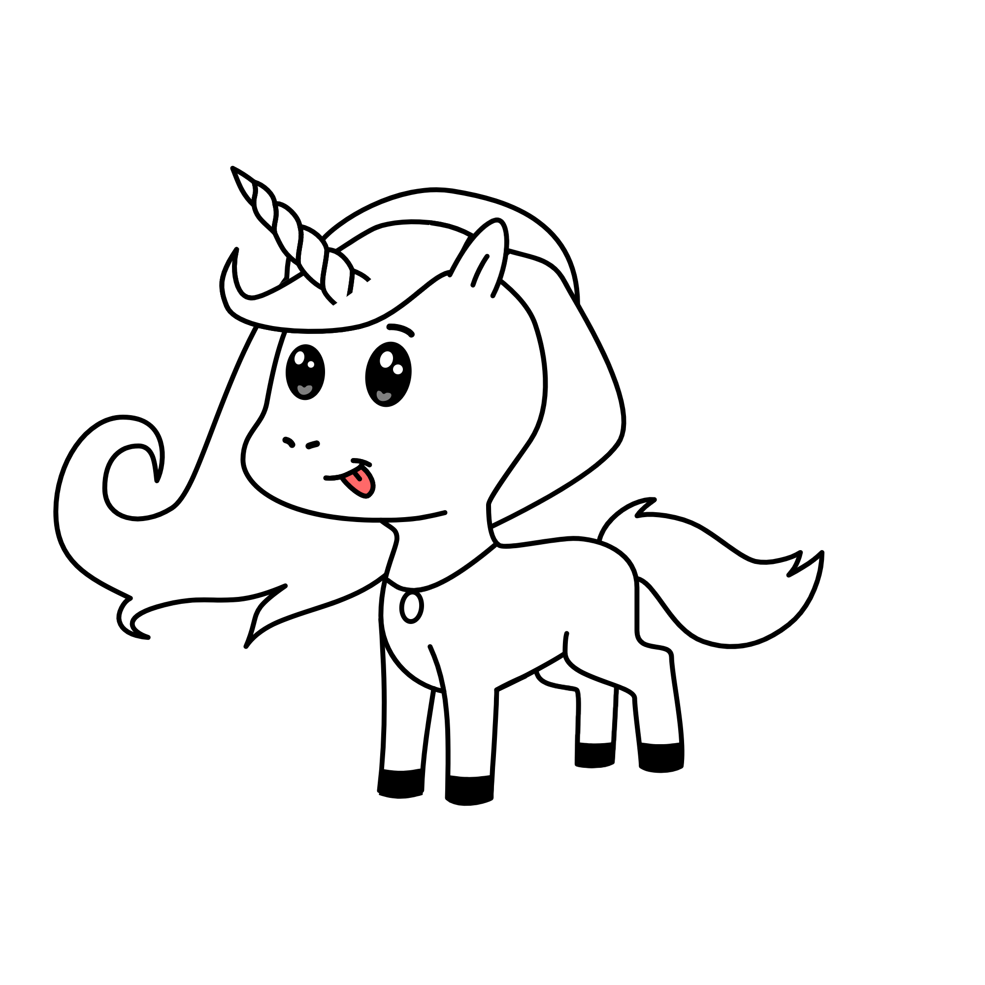 Destiny, the unicorn