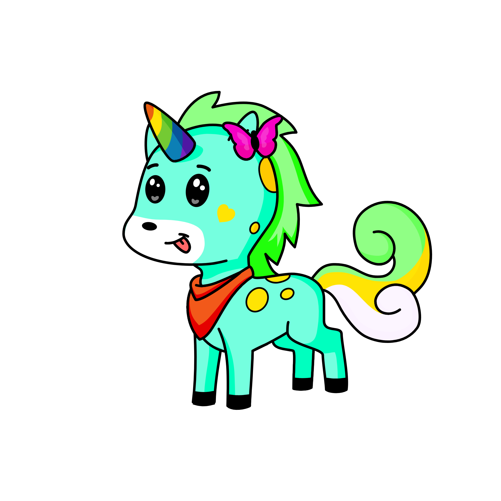 Daffodil Shining Moon, the unicorn