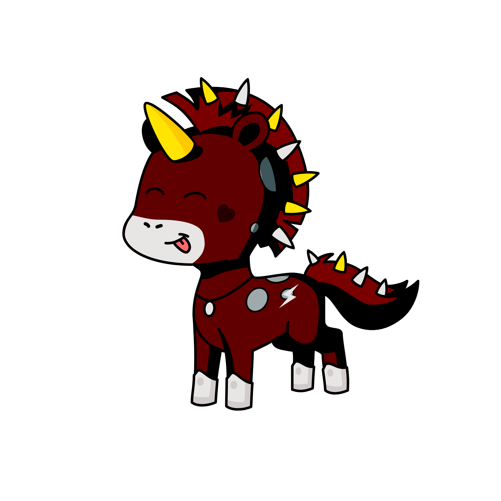 Burdock Silver Moon, the unicorn