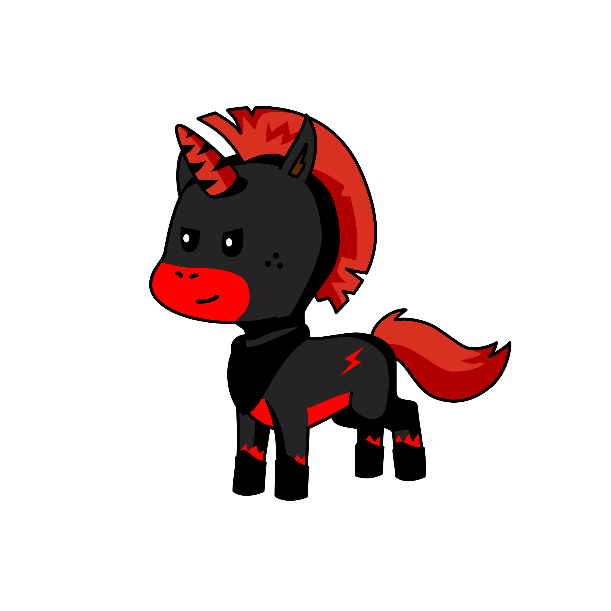 Darky, the unicorn