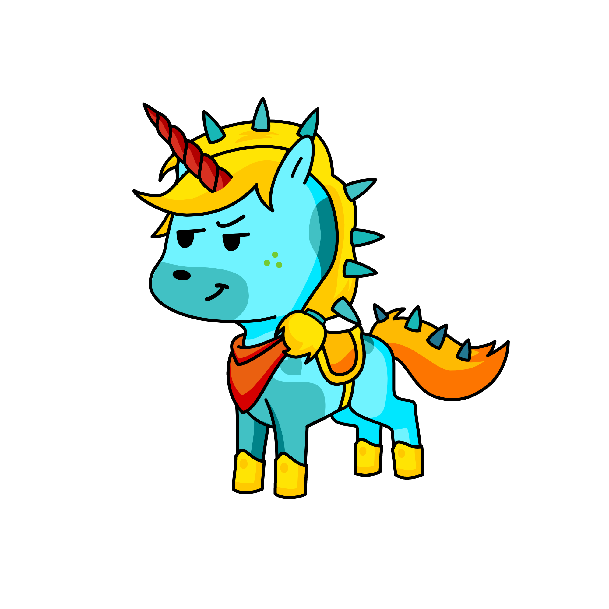 Brownie, the unicorn