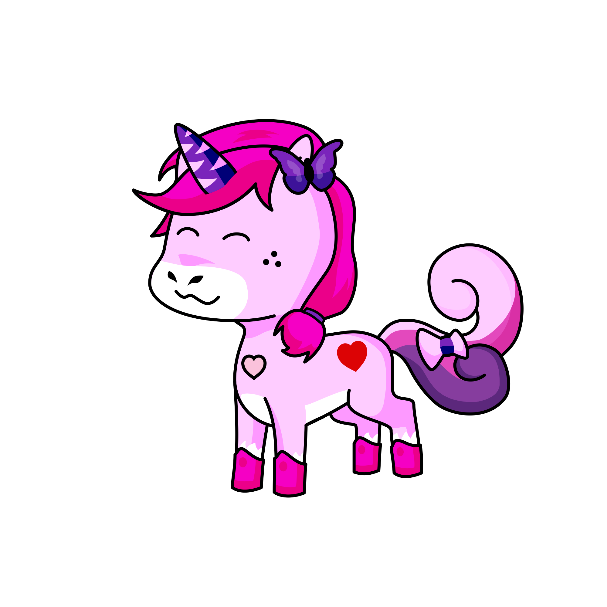 Sakura, the unicorn