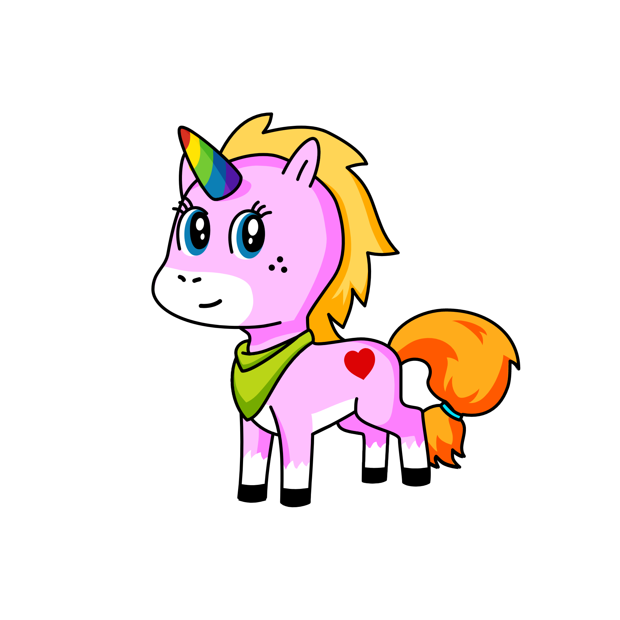 Shaggybelle, the unicorn