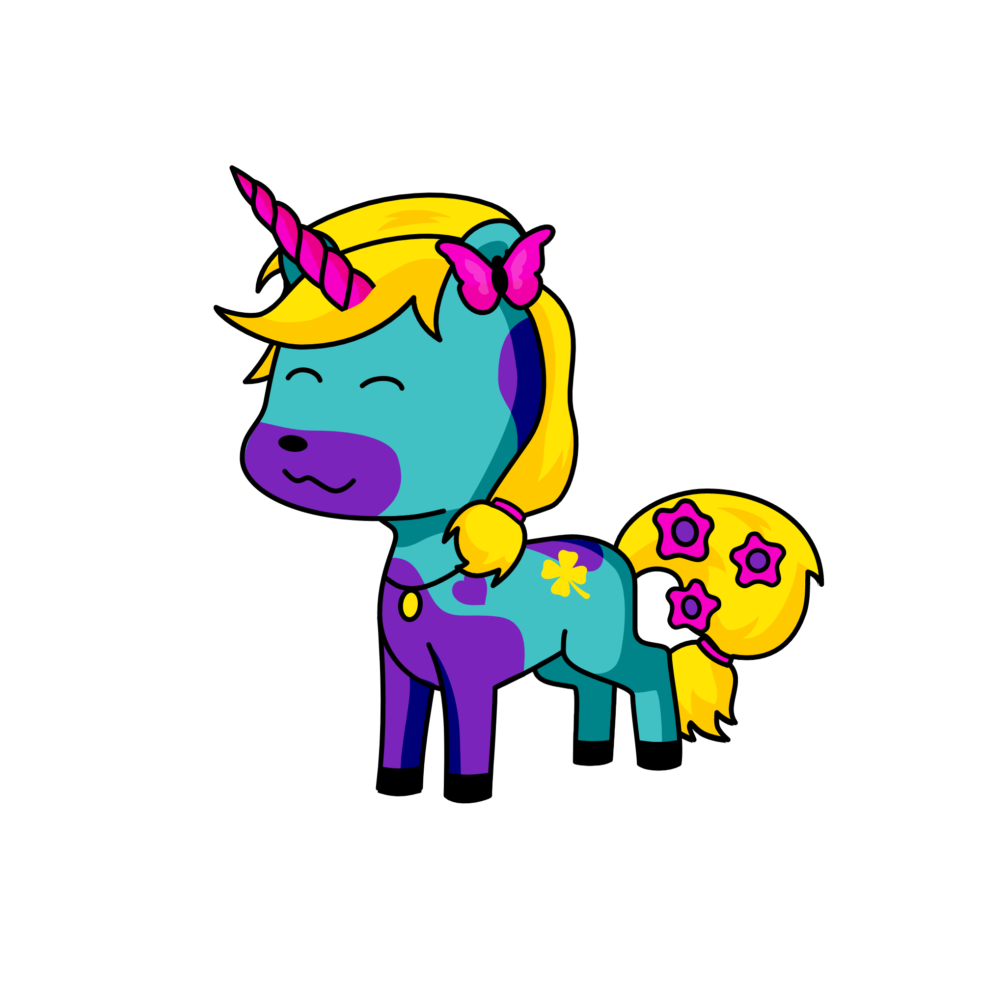 Easter, the unicorn