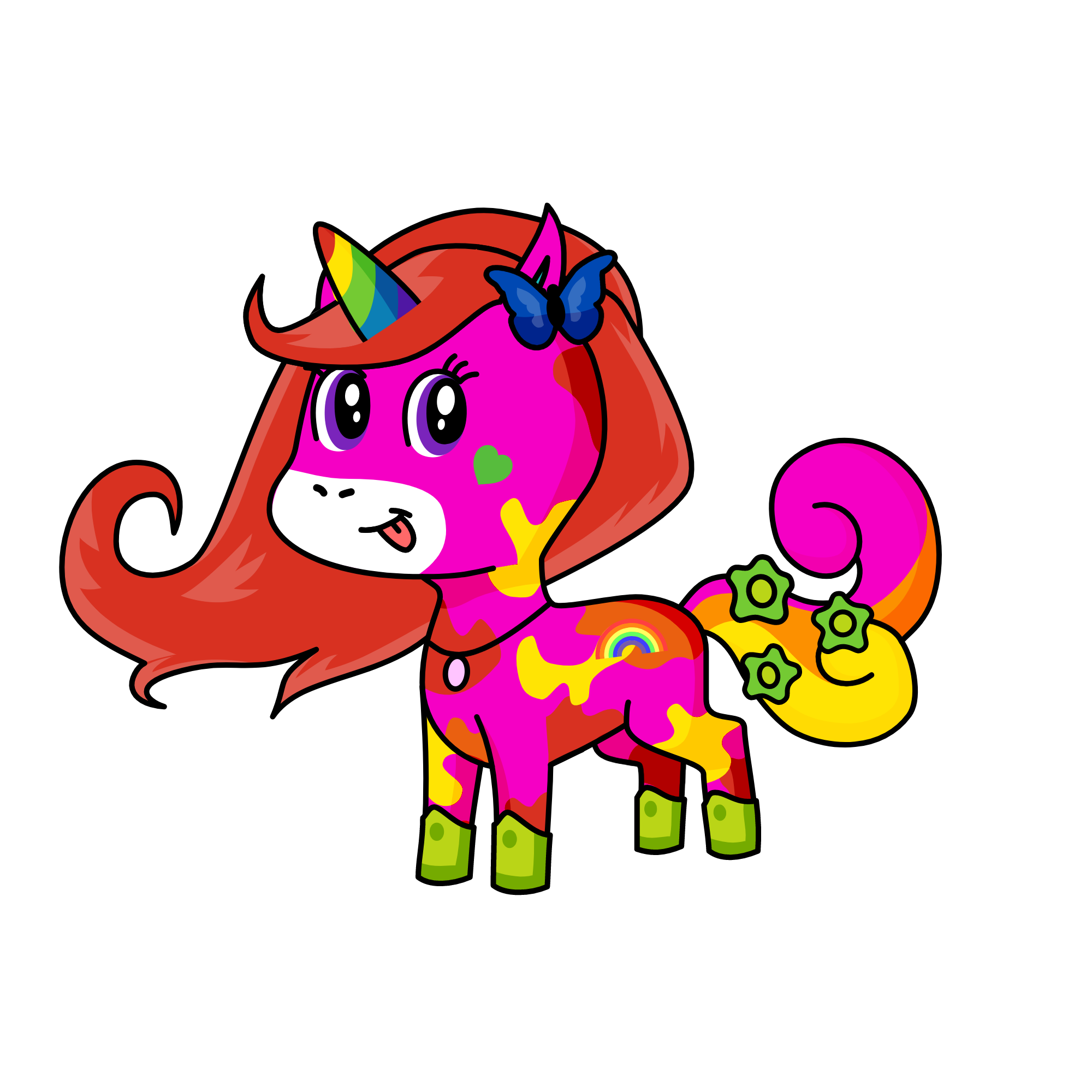 Bright, the unicorn