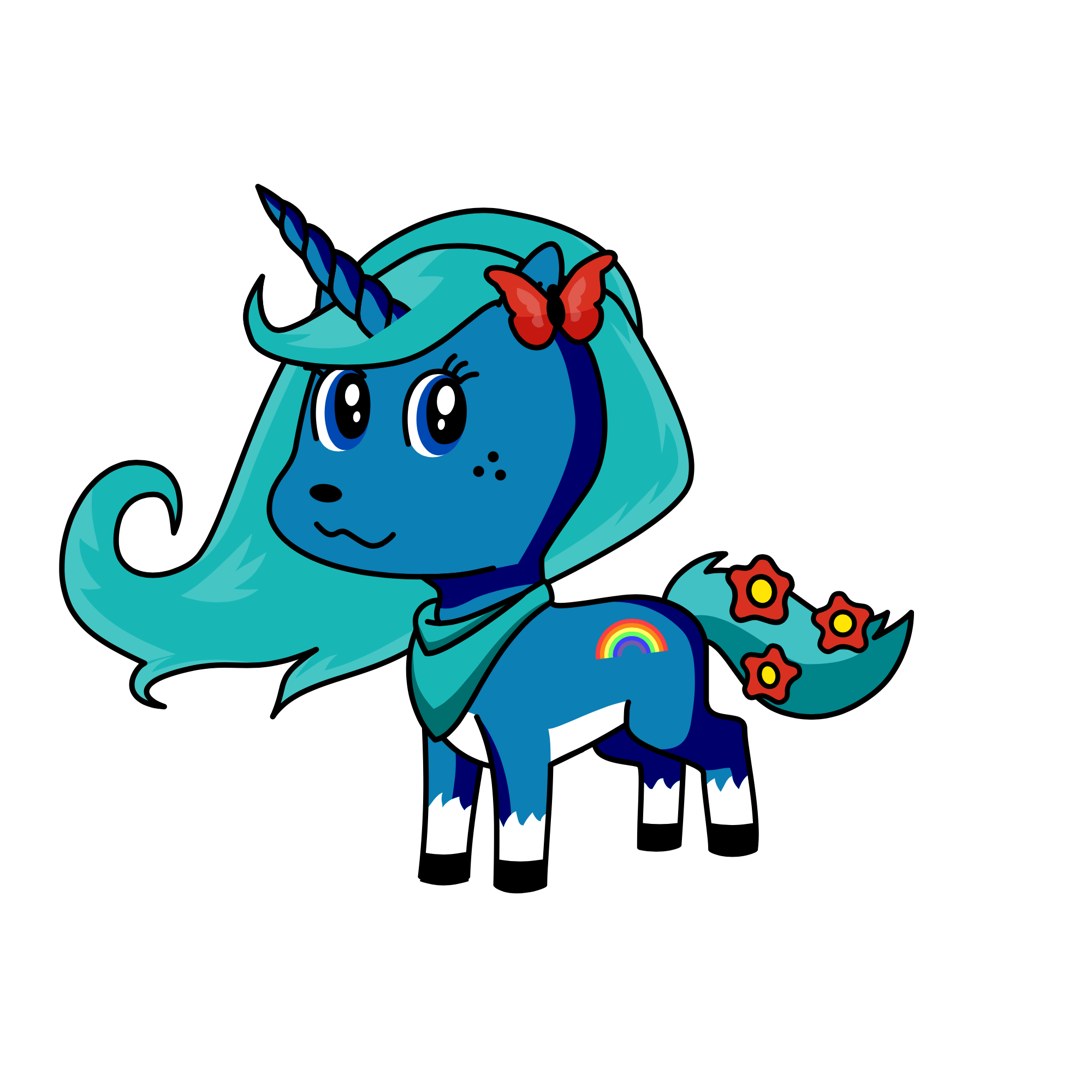 Sapquea the Kelpie, the unicorn