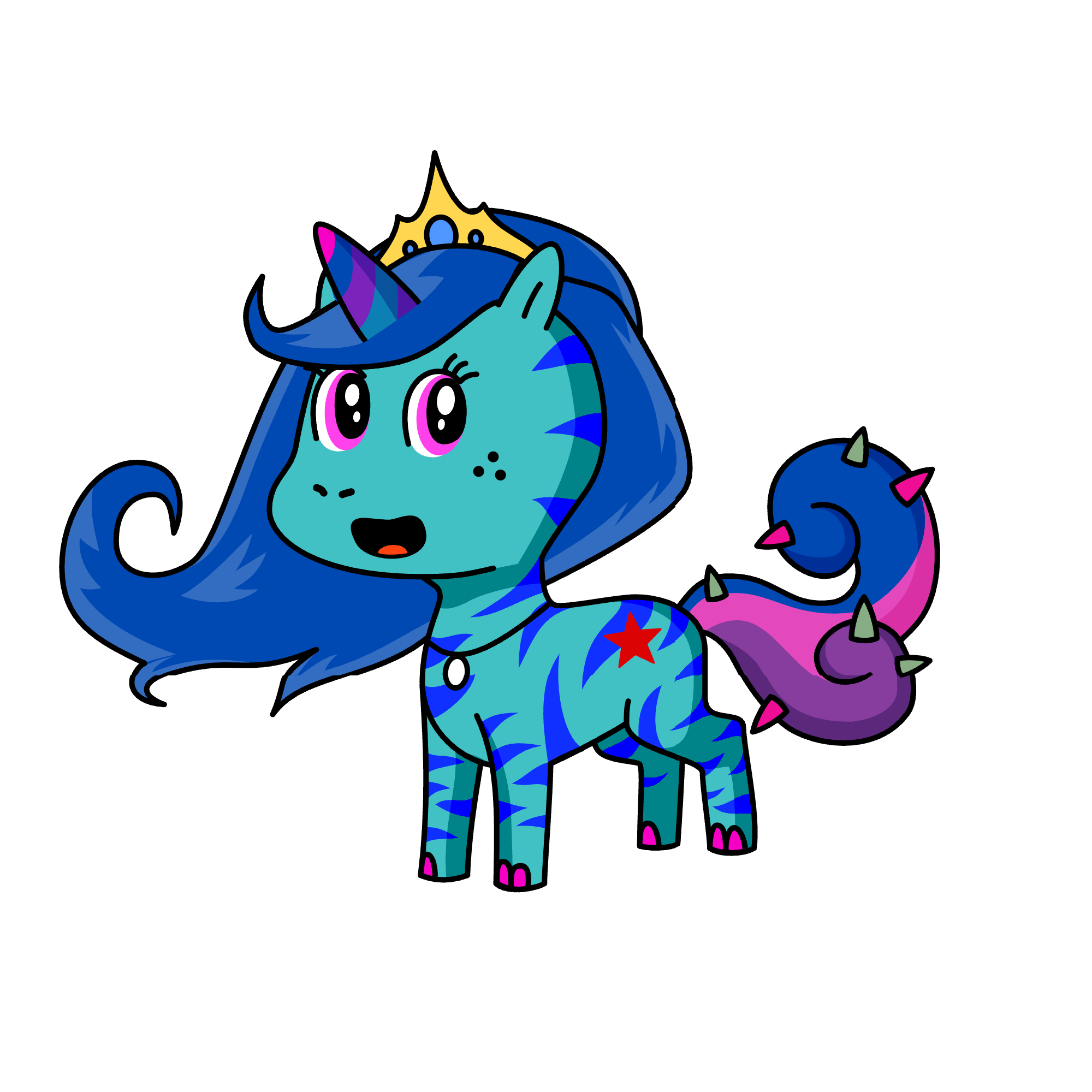 Heaven, the unicorn