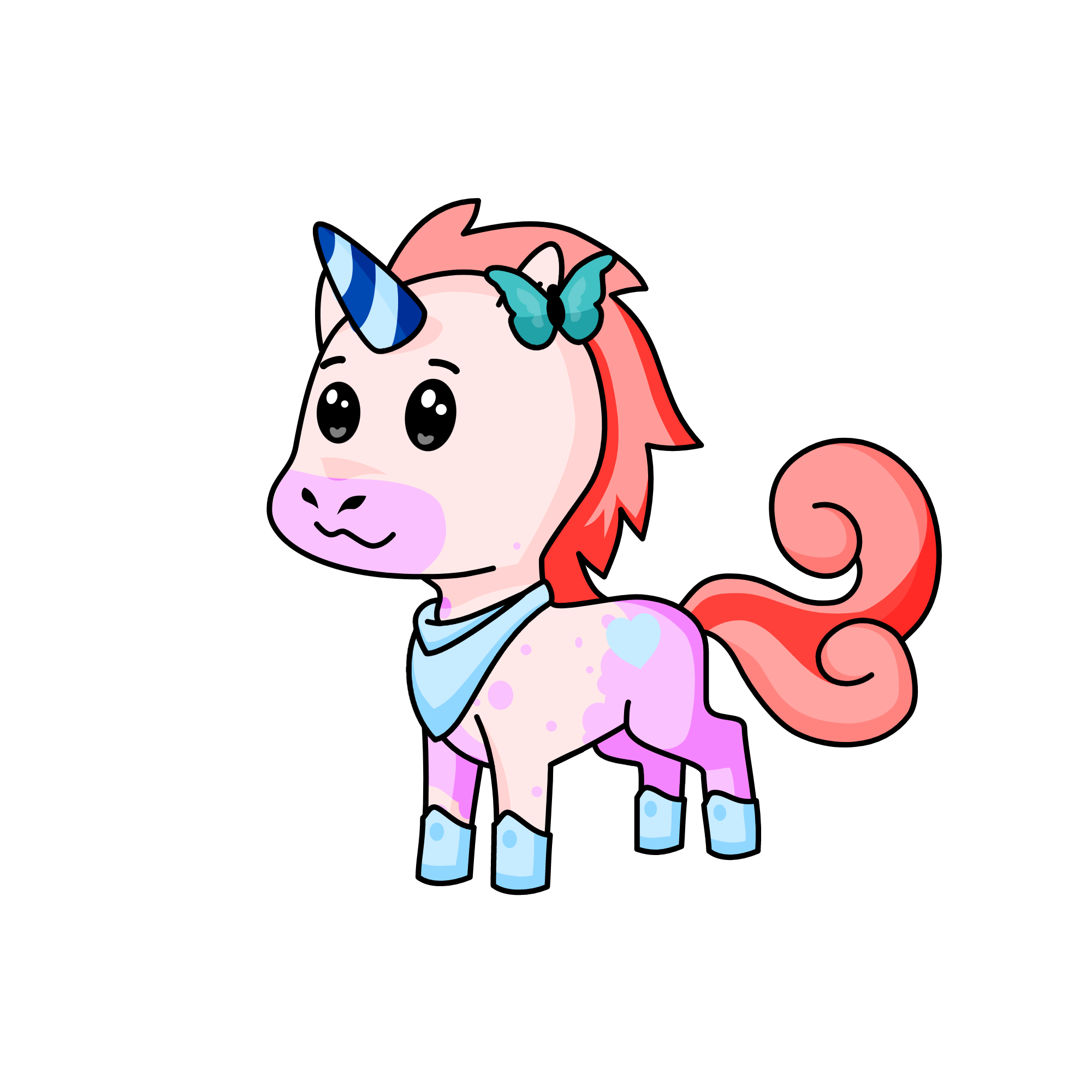 Bubble gum, the unicorn